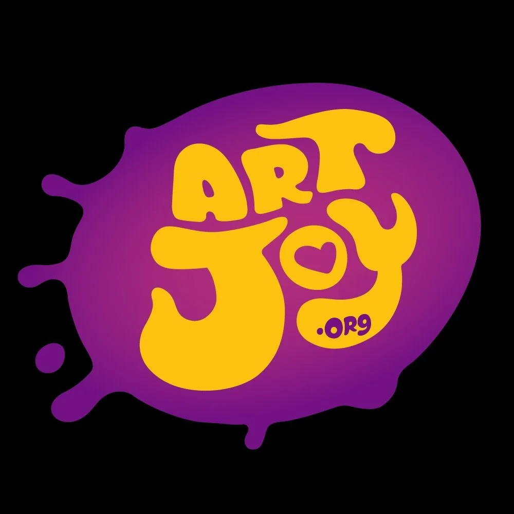 The first incarnation of the @artjoyorg logo family is ready to fly! Bold, colorful creative, and designed entirely by hand then refined and finished digitally by illustrator and graphic designer, @hughillustration . Absolutely no AI was used to crea