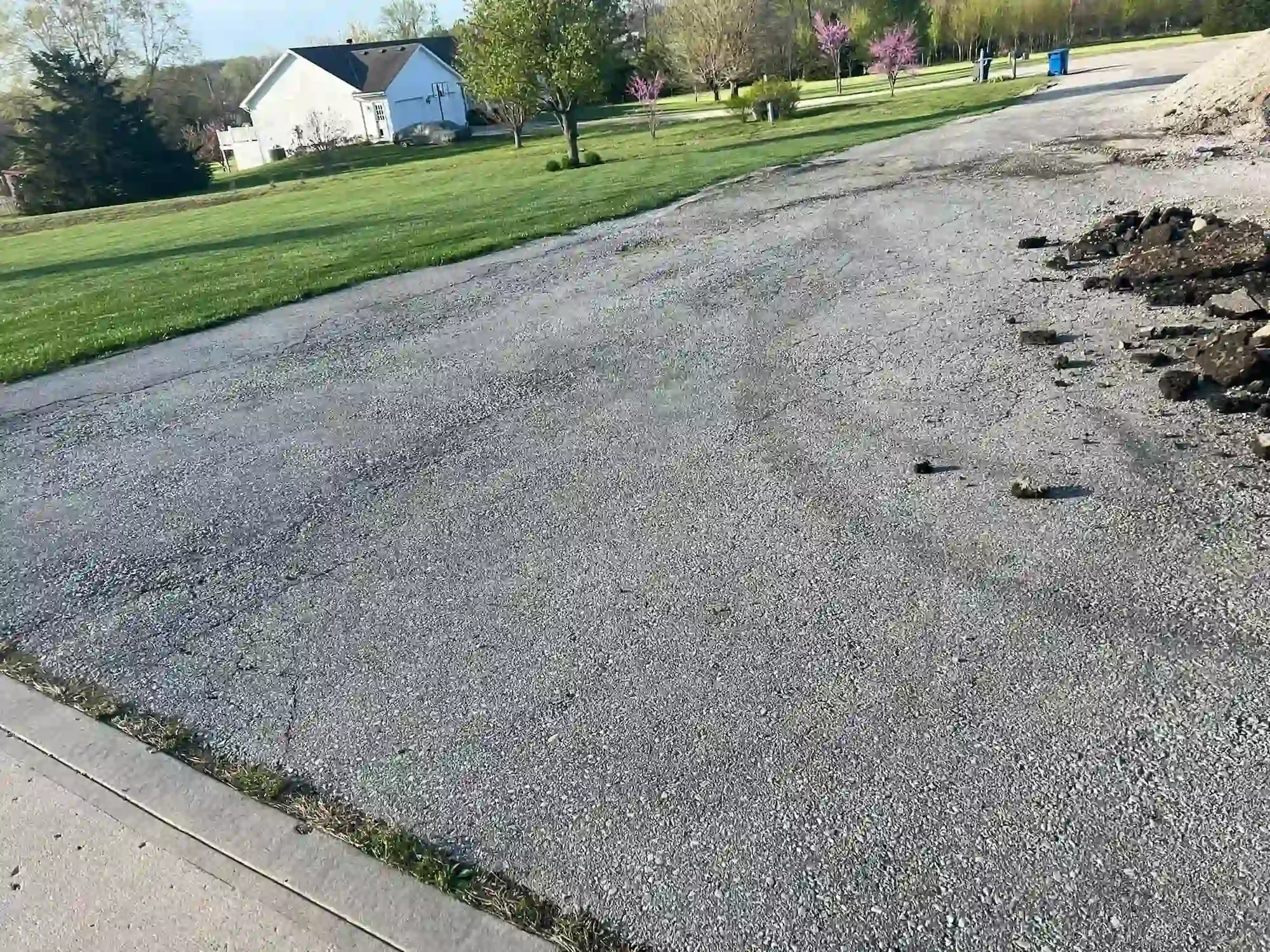 removing asphalt driveway 