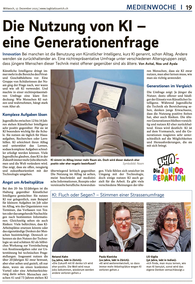 Die Nutzung von KI – eine Generationenfrage