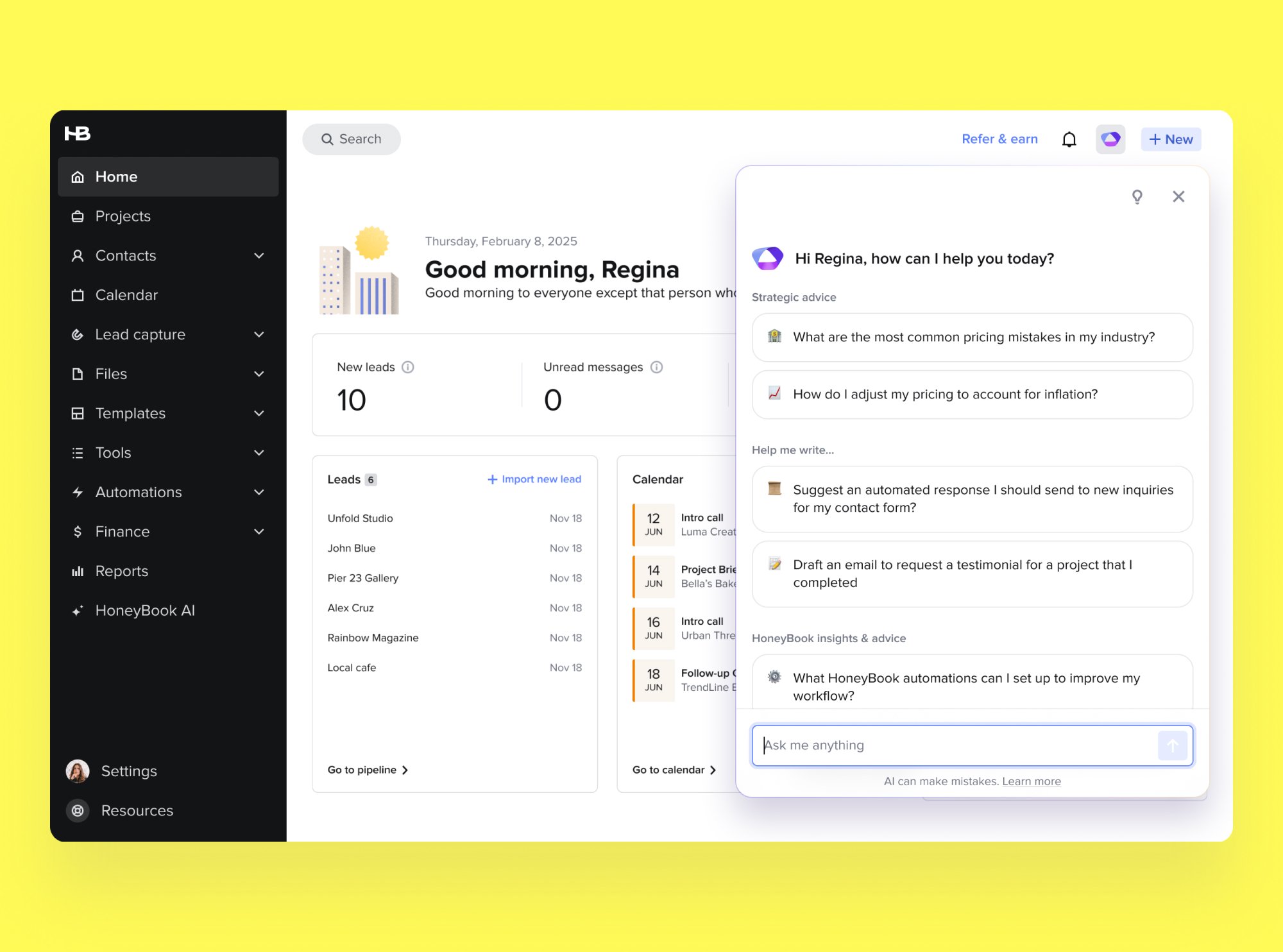 HoneyBook AI
