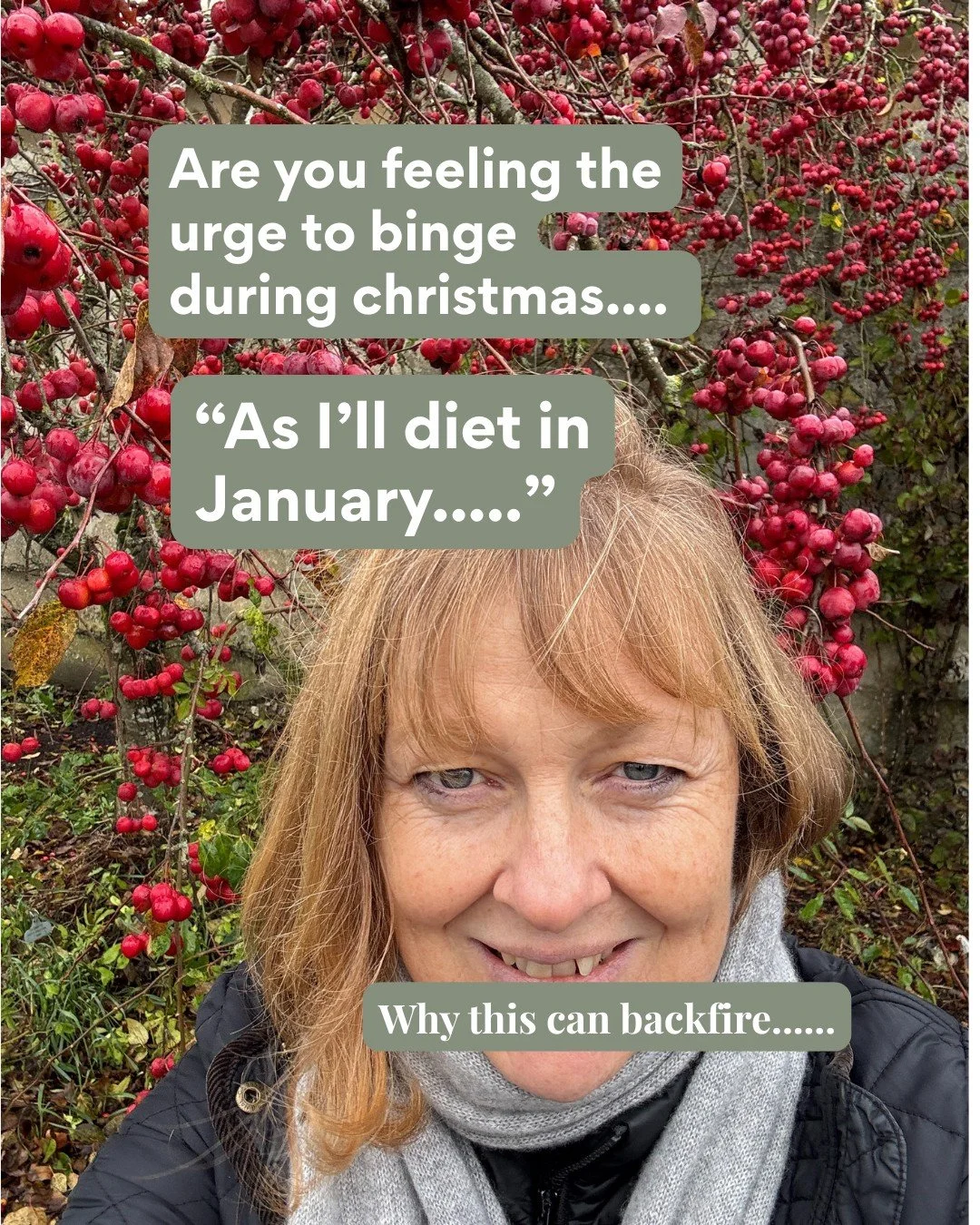 I see this happen so often and is part of how I help people feel balance around food again. Let me know if it resonates with you and download my tips for helping you through Christmas. 
Link - https://preview.mailerlite.io/forms/1374597/1728735002692