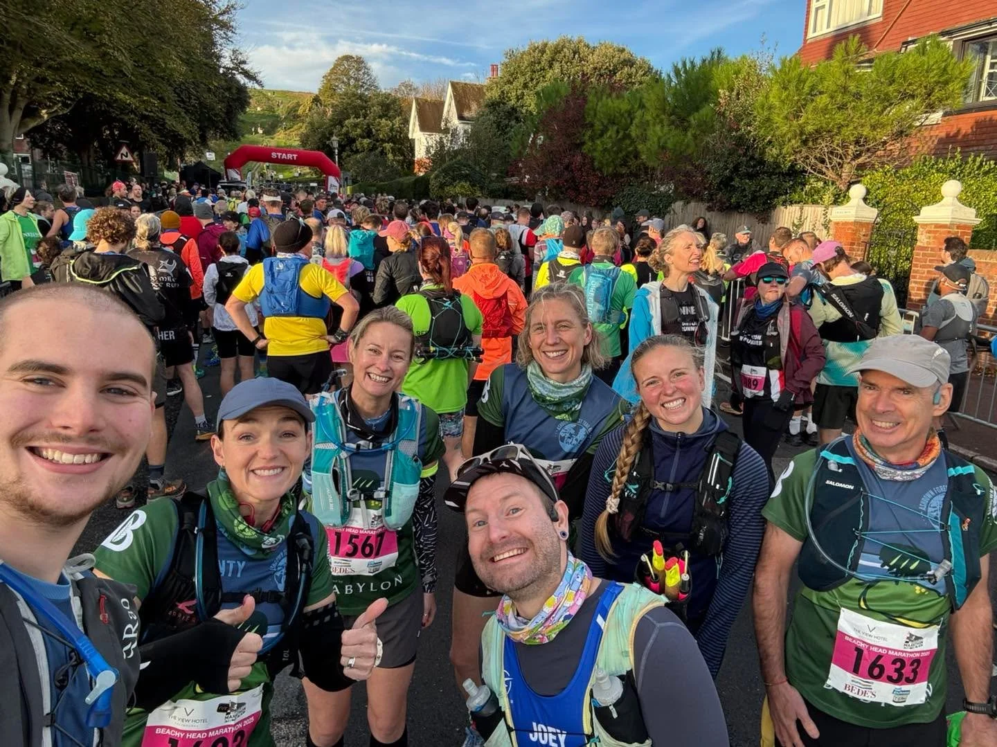 An incredible day down at Eastbourne today for some of the club, the epic Beachy Head Marathon &amp; 10k ! 
Huge congratulations to everyone that took part (especially the sunshine ☀️) We had so many AFTR runners out there, and volunteers too, it was