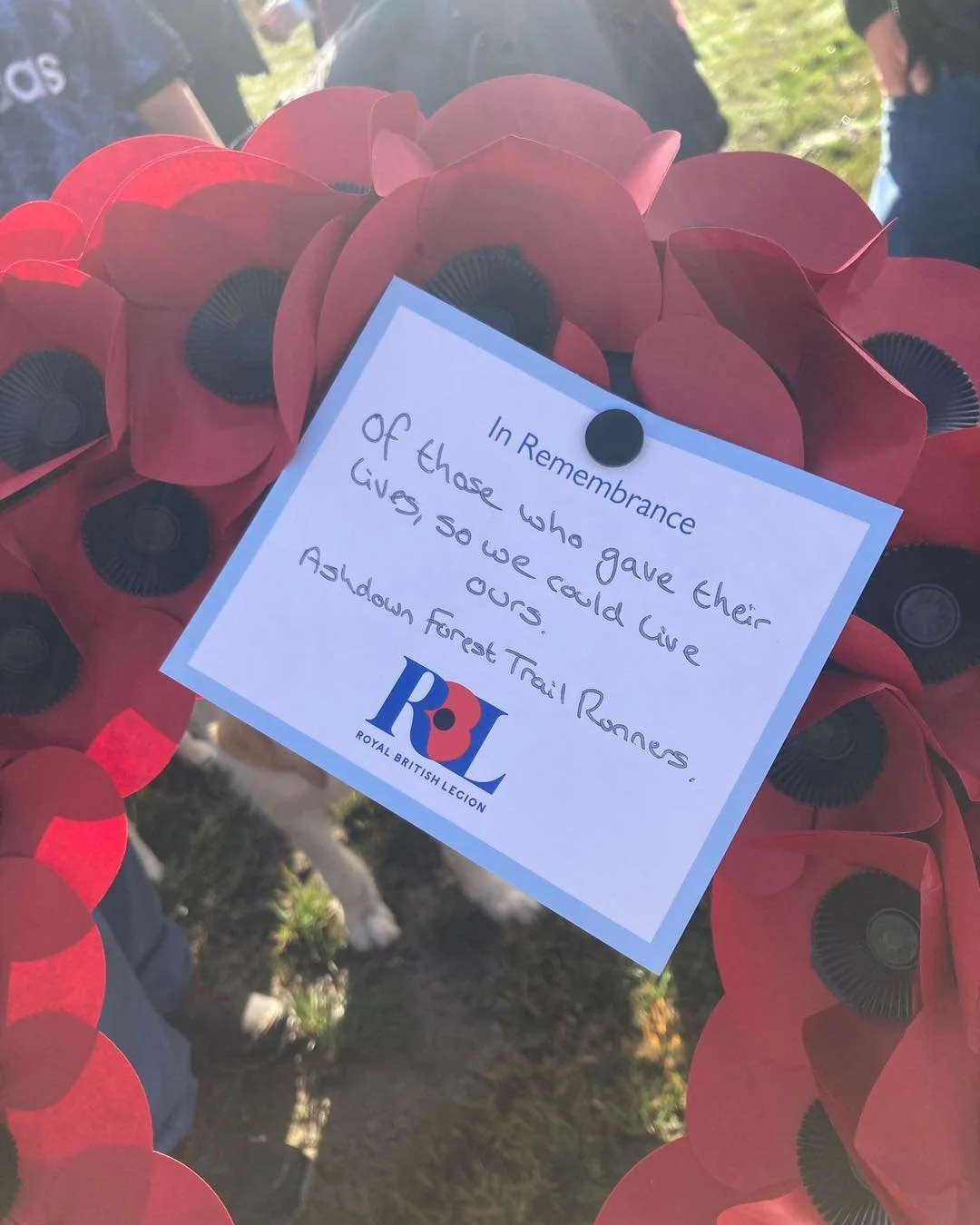 The service at the Airman&rsquo;s Grave on the Ashdown Forest on Remembrance Sunday is a moving tribute to those fallen. This year, we paid our respects with a wreath.. This is a local tradition for running clubs to do and we were joined by Uckfield 
