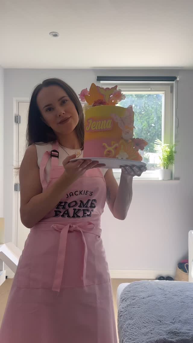 You have to love this bright, summery, spiritual themed cake 🥰🎂 #birthdaycake #spiritual #taurus #flowers #cricut #cakesofessex #cakesofinstagram #homebaker