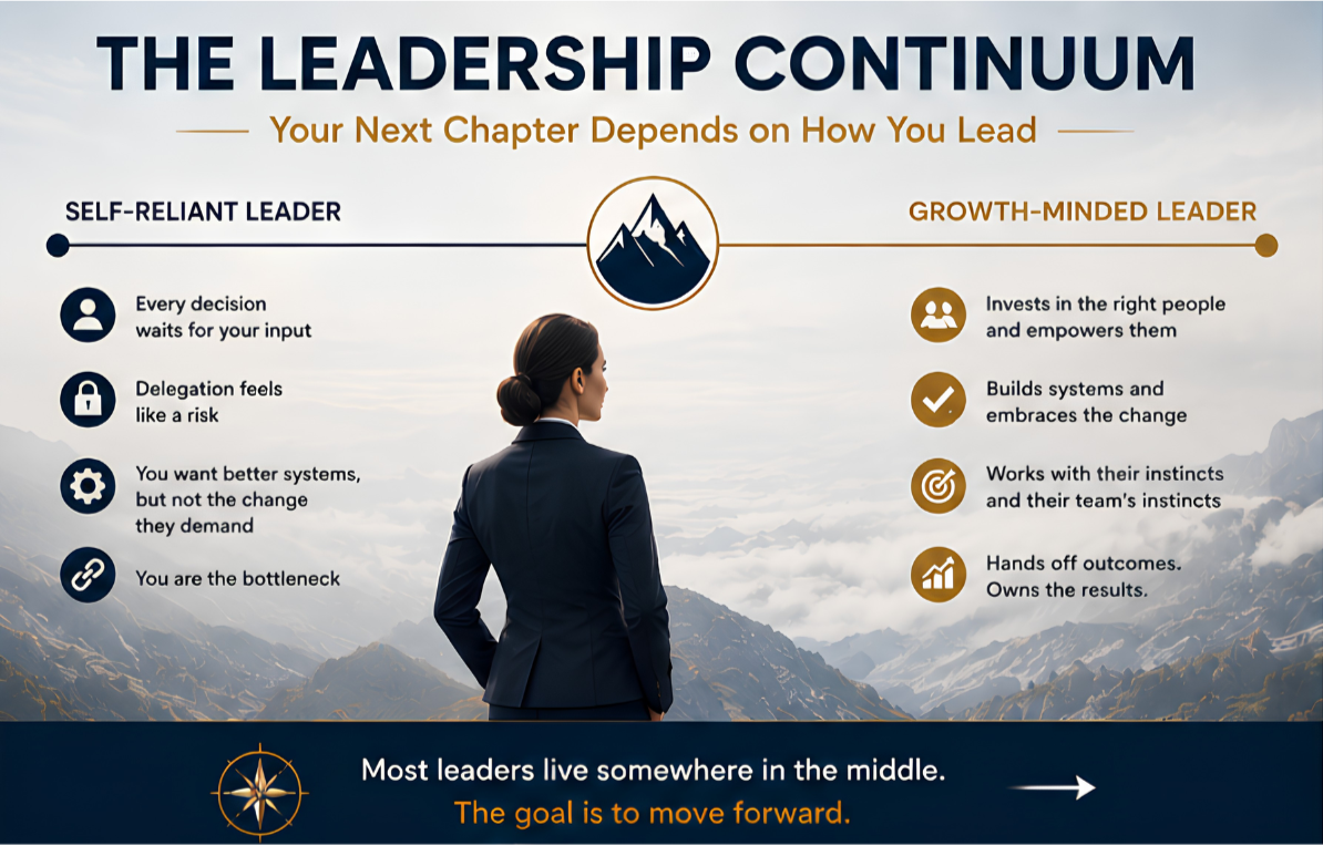 The Leadership Continuum: Why Your Next Chapter Depends on How You Lead