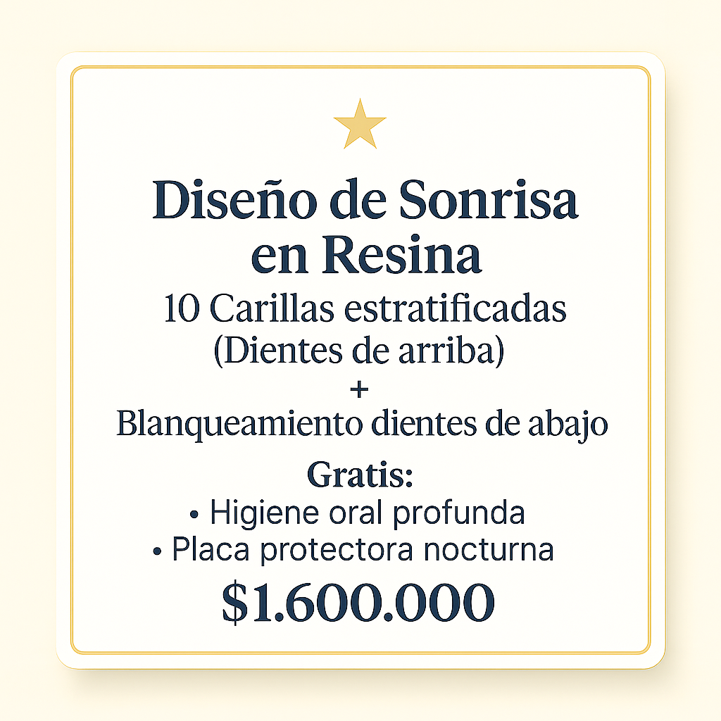 DISEÑO DE SONRISA BOGOTA, CARILLAS EN RESINA, CUANTO VALE UN DISEÑO DE SONRISA EN BOGOTA