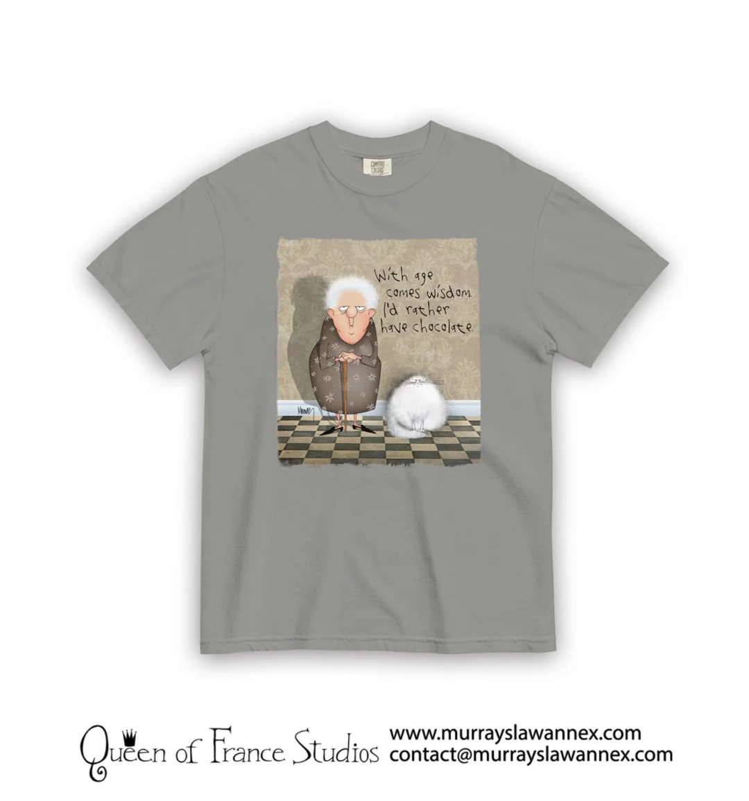 I'd Rather Have Chocolate Unisex garment-dyed heavyweight t-shirt