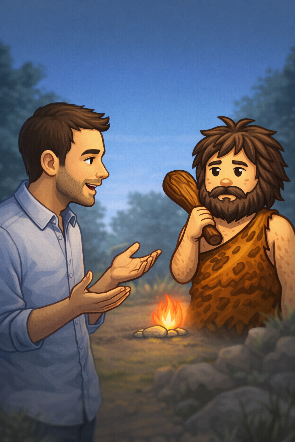 Imagine Explaining Modern Fear to a Caveman