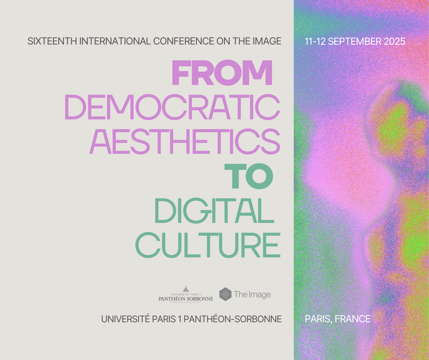 Sixteenth International Conference on The Image