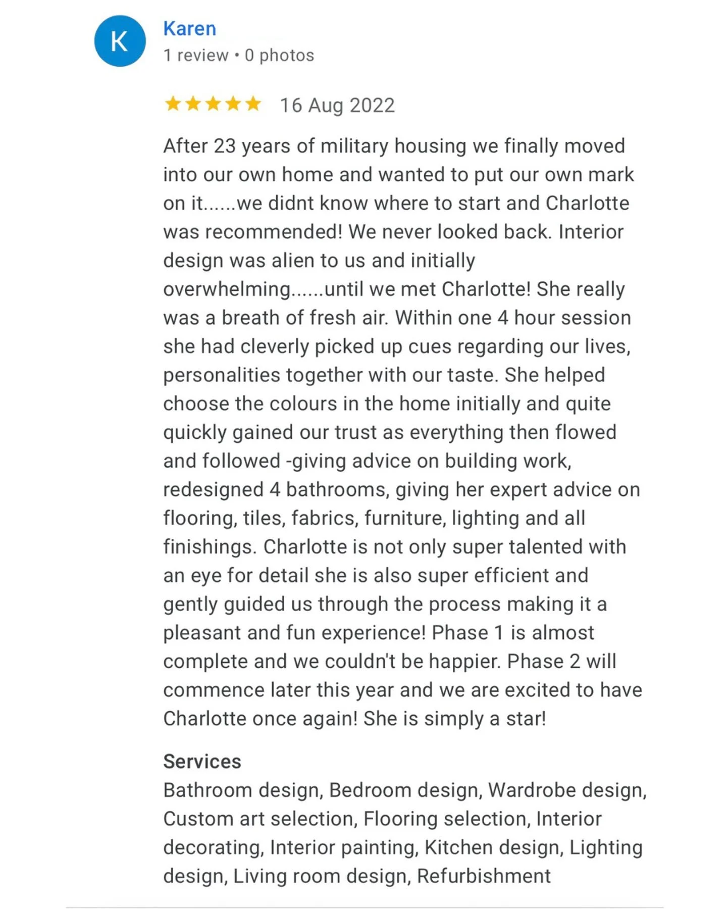 1. Testimonial charlotte stuart interiors hampshire interiors .jpg