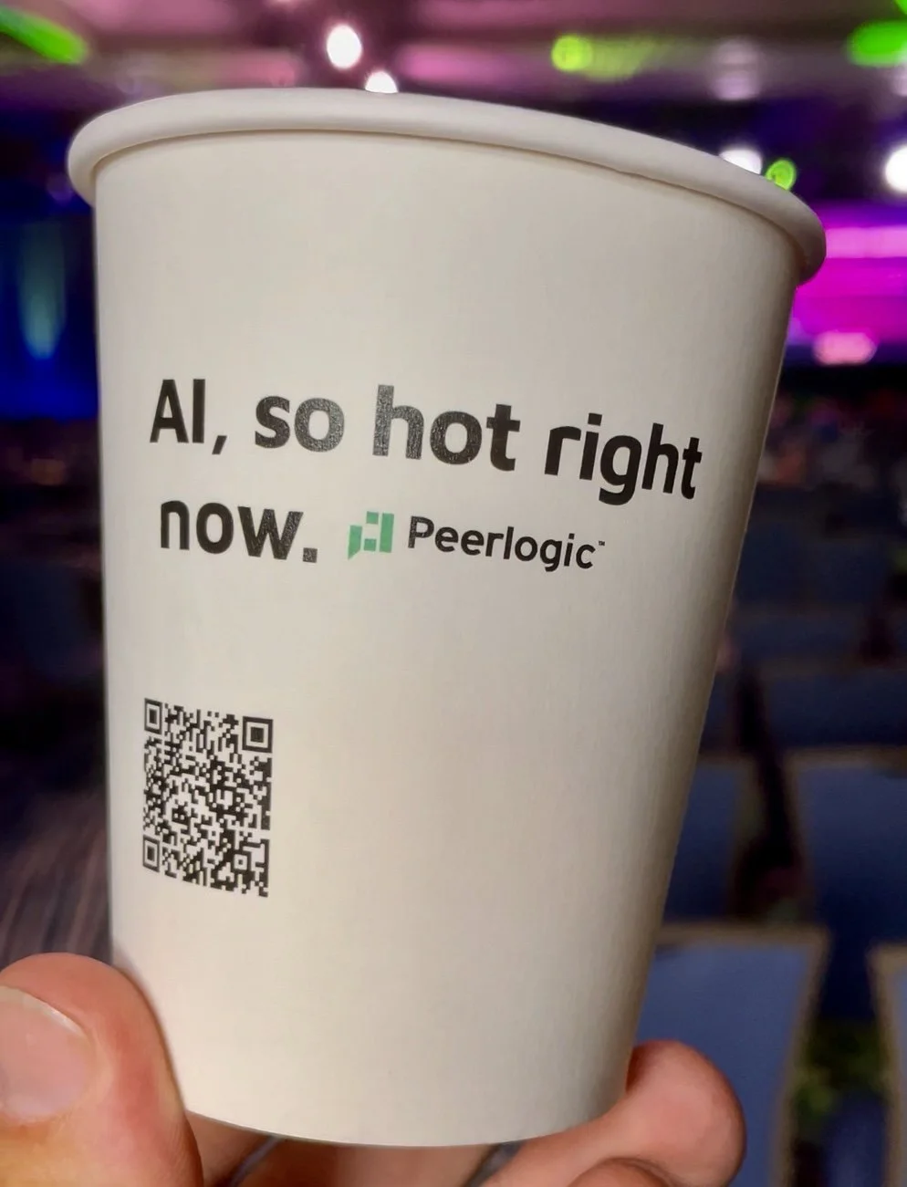 Brewing Connections: Flipside Coffee Cart at PeerLogic’s Conference Booth