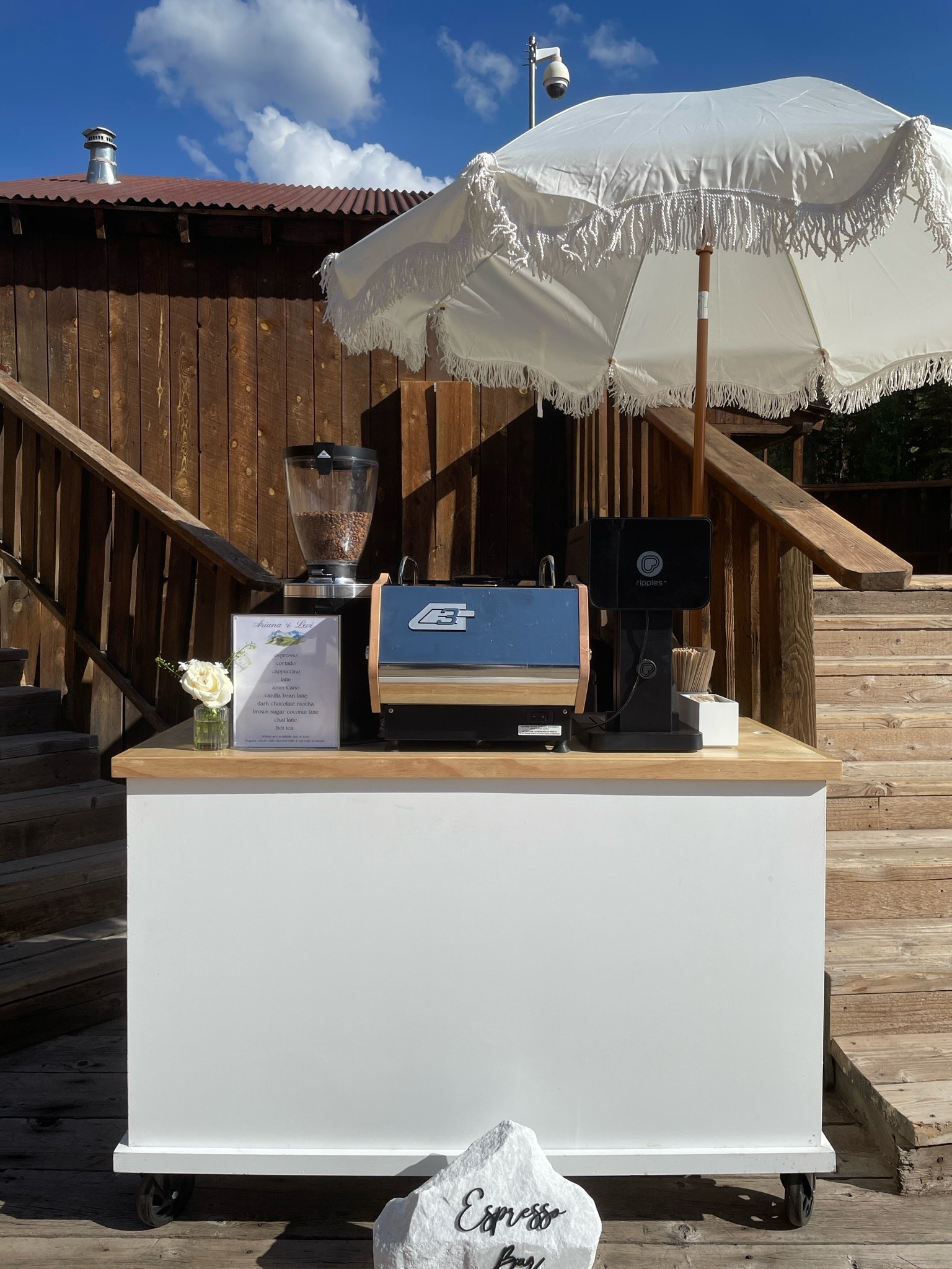 Mobile espresso cart in littleton