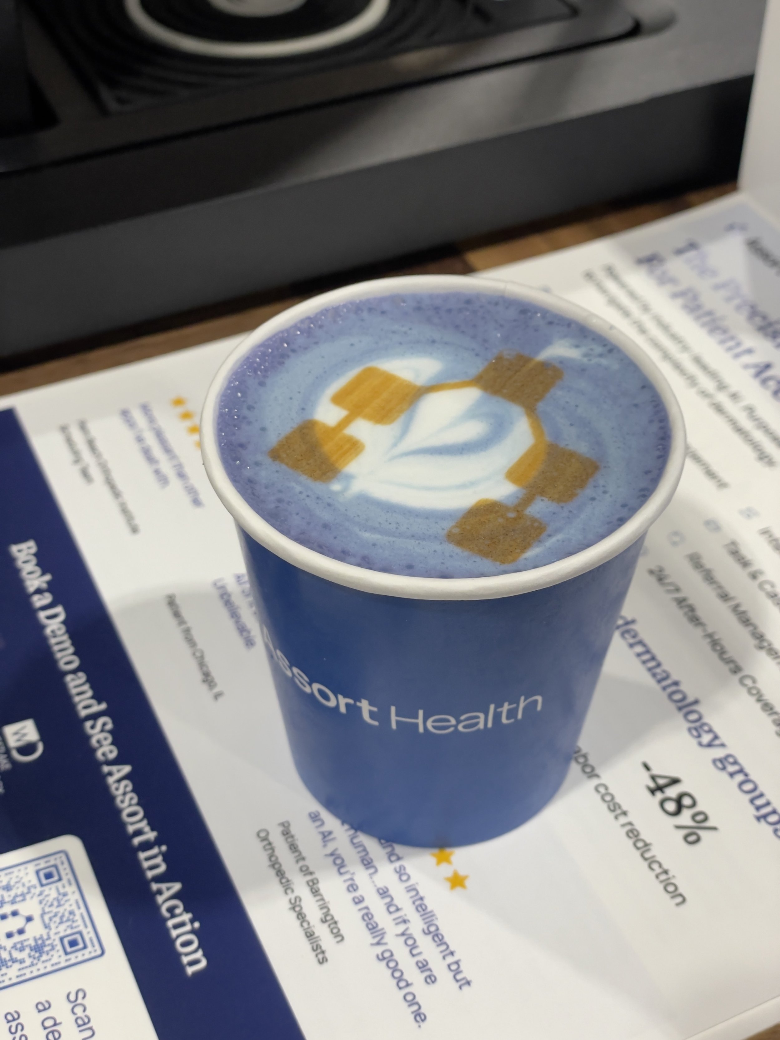 Beautiful coffee at a convention!
