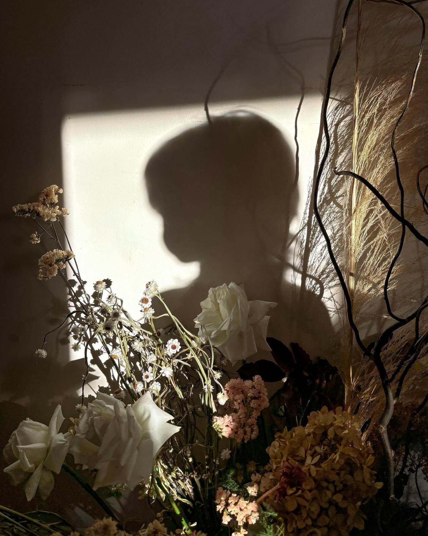 Little Lenny&rsquo;s silhouette 👧🏼

Not me keeping @unfazedfloral instalment from our @wanderingmediaco retreat because I can&rsquo;t let things be thrown out. 

Art doesn&rsquo;t have to be hard and planned out. Taken on my shitty iPhone 10 at 8am