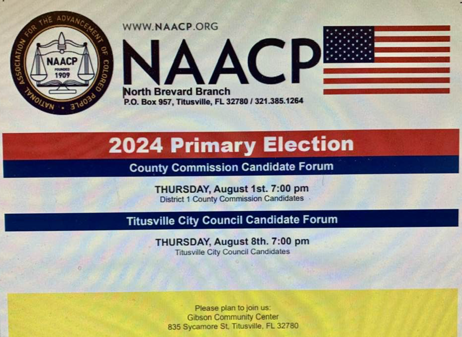 NAACP Candidate Forum
