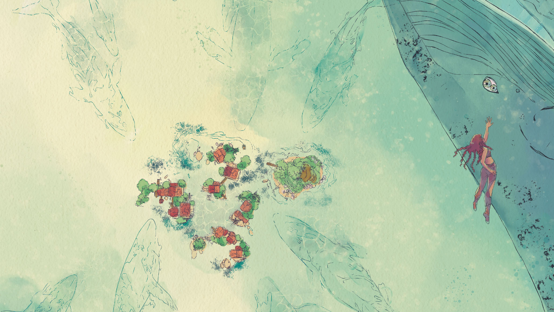 The Girl Who Draws on Whales