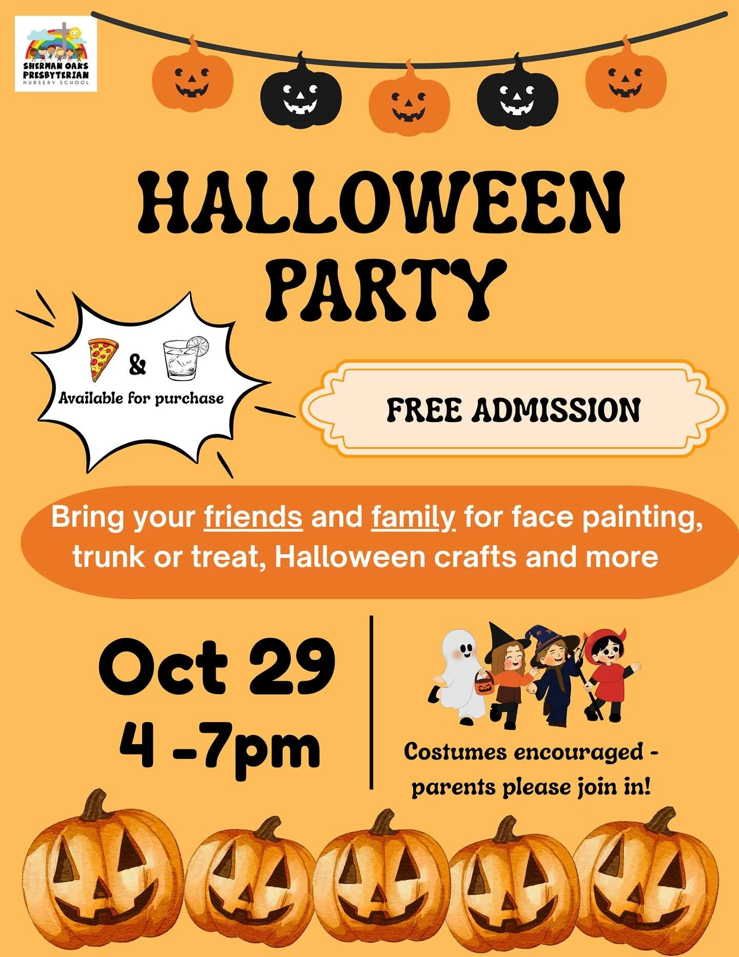 Only a few more days until SOPNS Halloween and Trunk or Treat event! ๐๐ Join us for a night of sweet treats and spooky smiles!