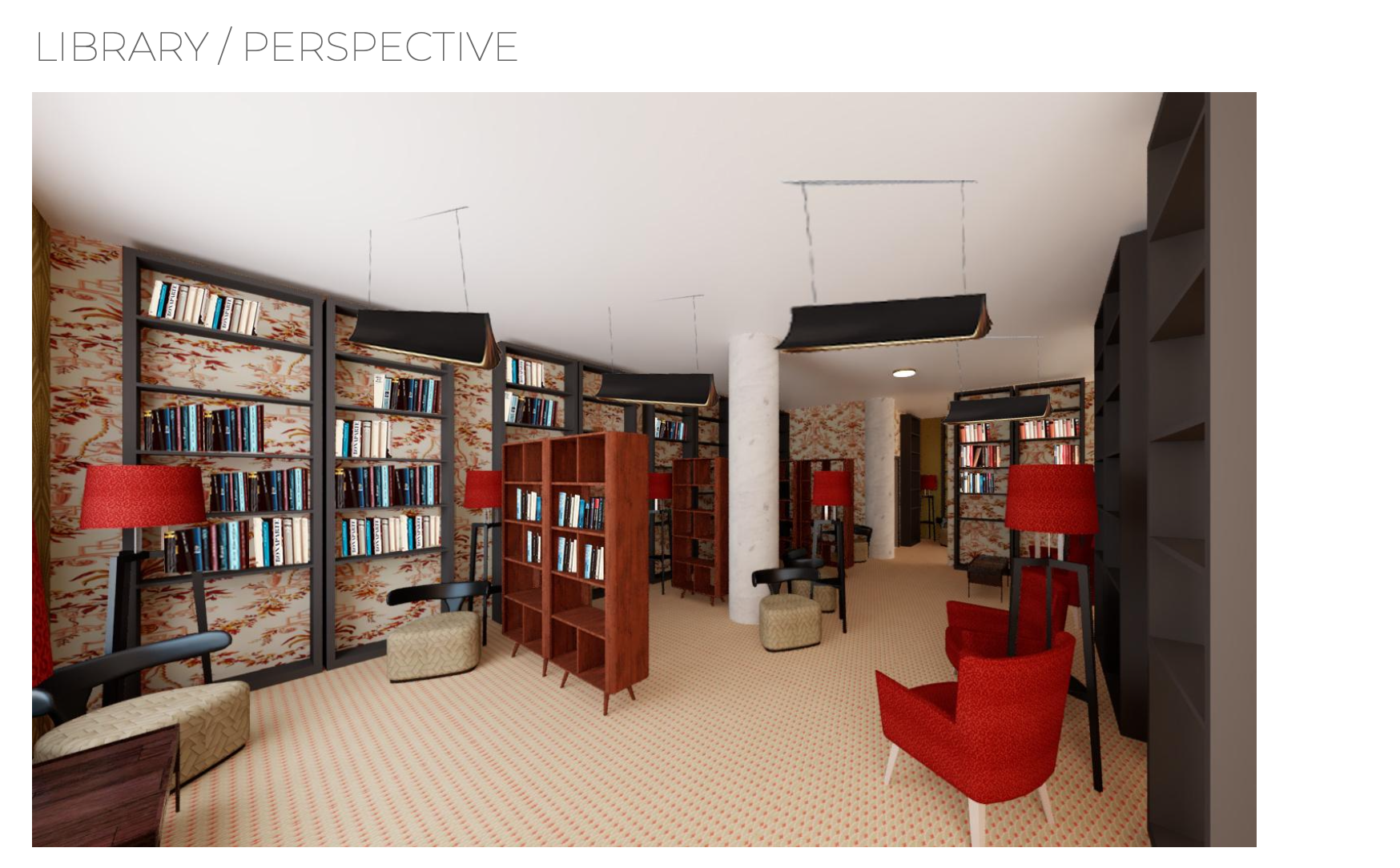 SECOND FLOOR READING AREA FOR GUESTS