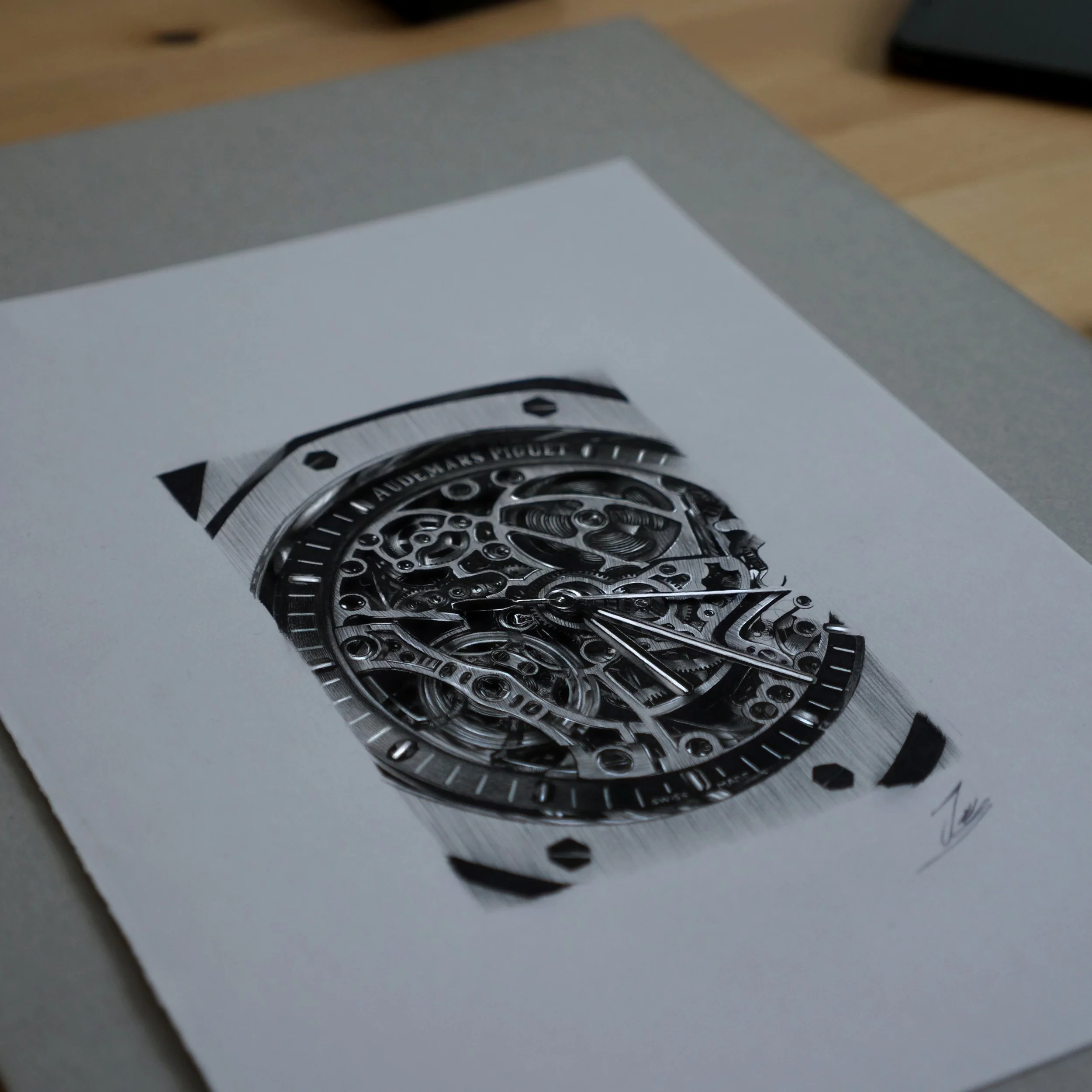 Audemars Piguet Royal Oak 15305ST Illustration Print