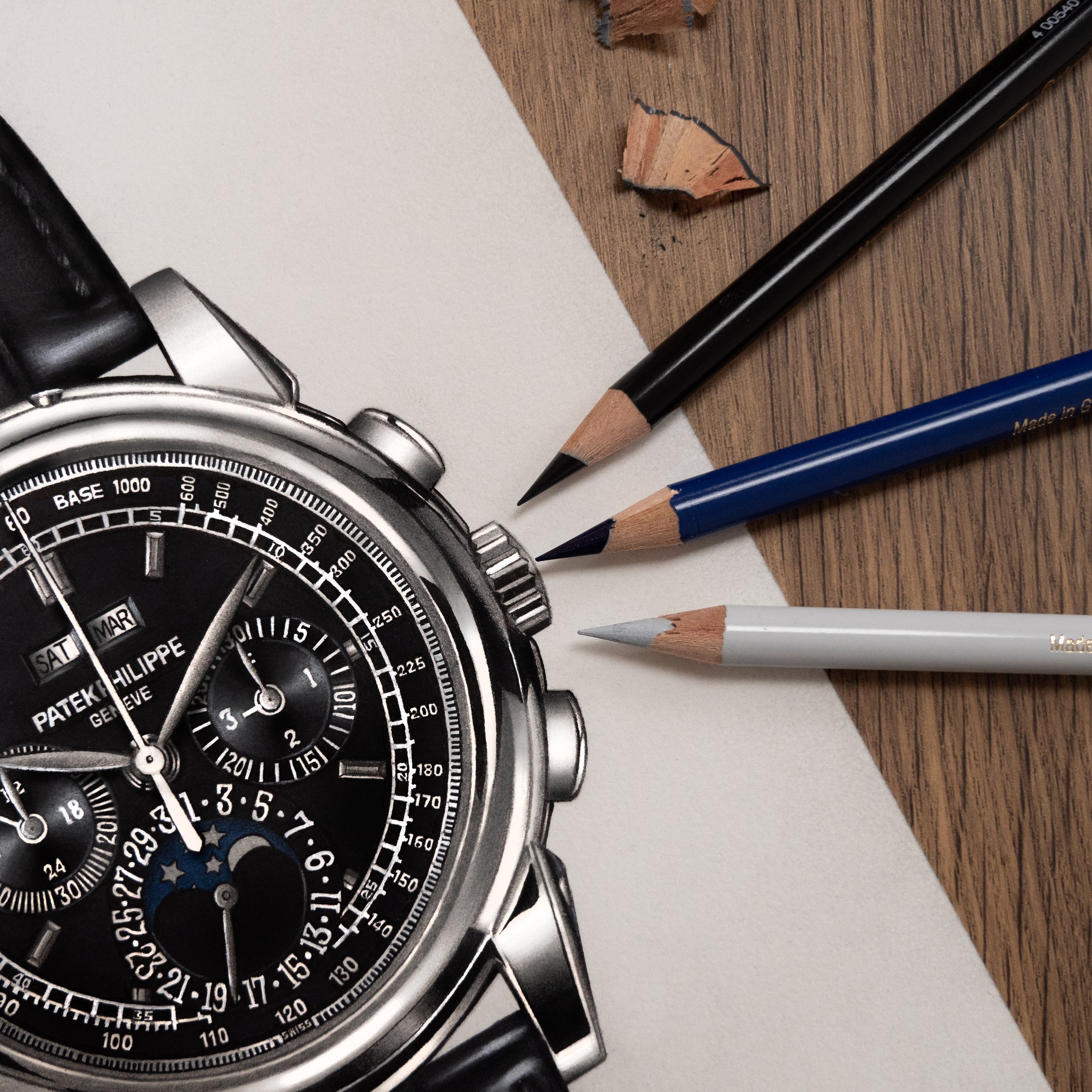 Patek Philippe 5970P Illustration Print