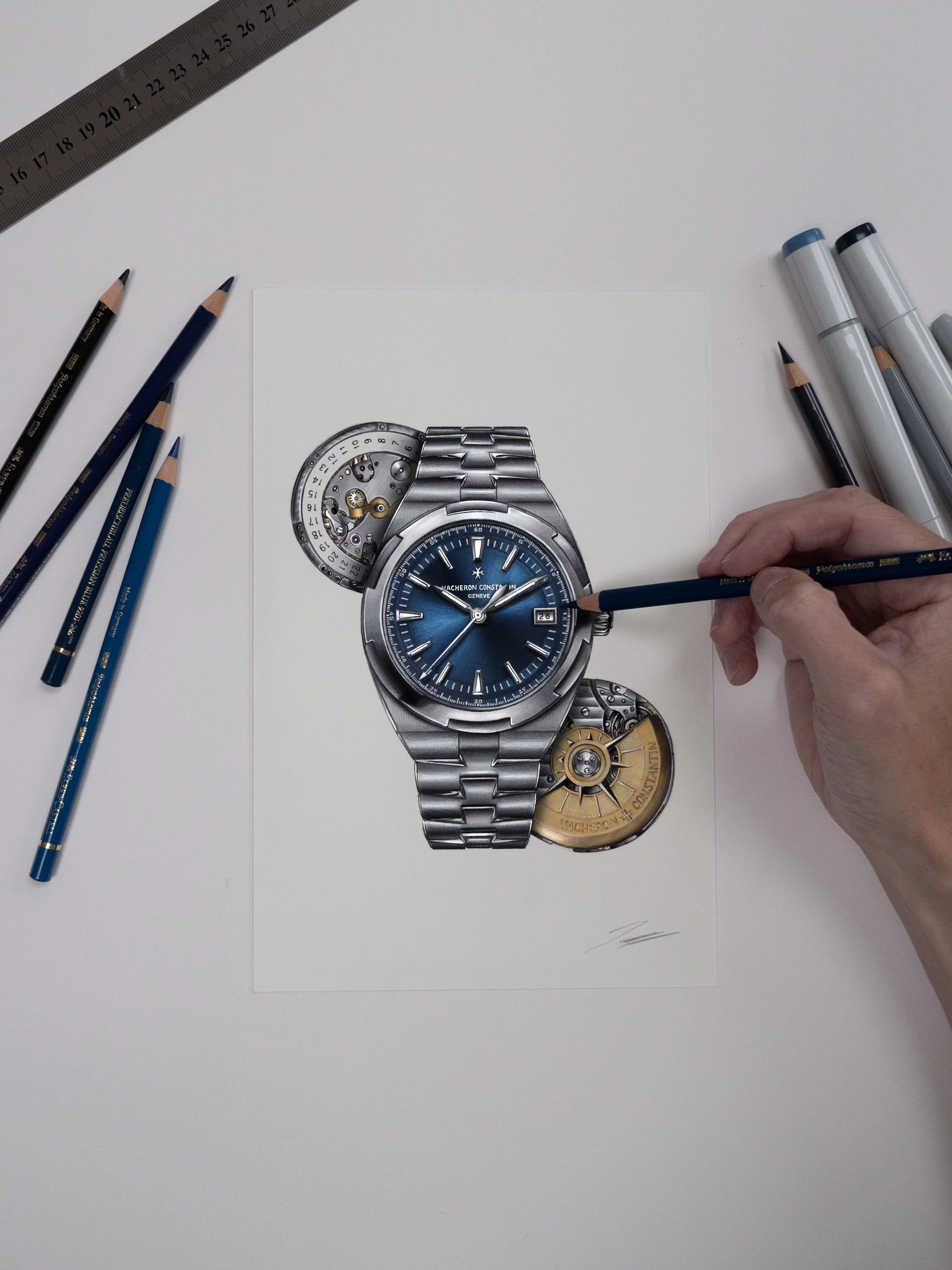 Vacheron Constantin 4500V Illustration Print