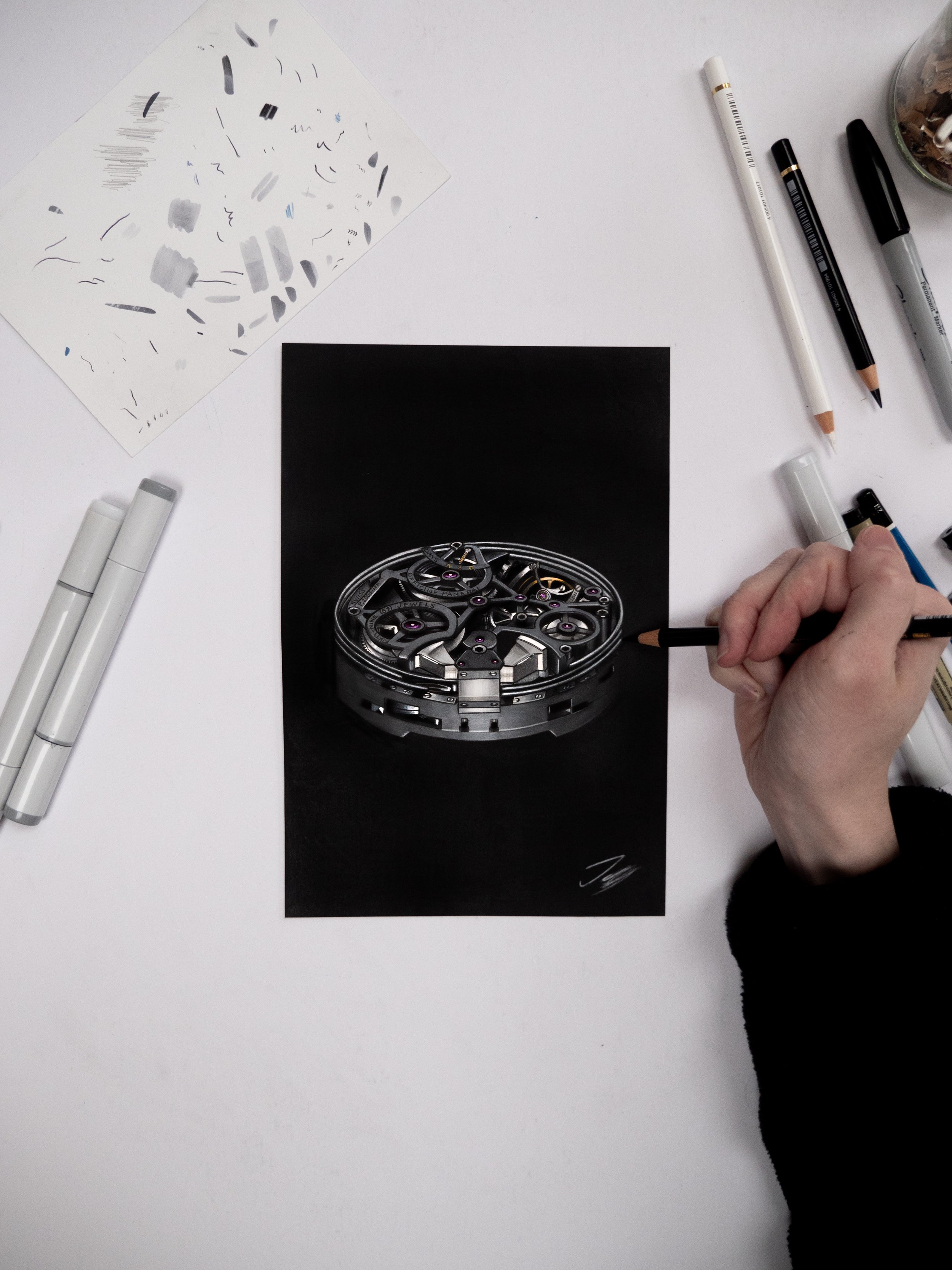 Panerai P.2005/MR Movement Illustration Print