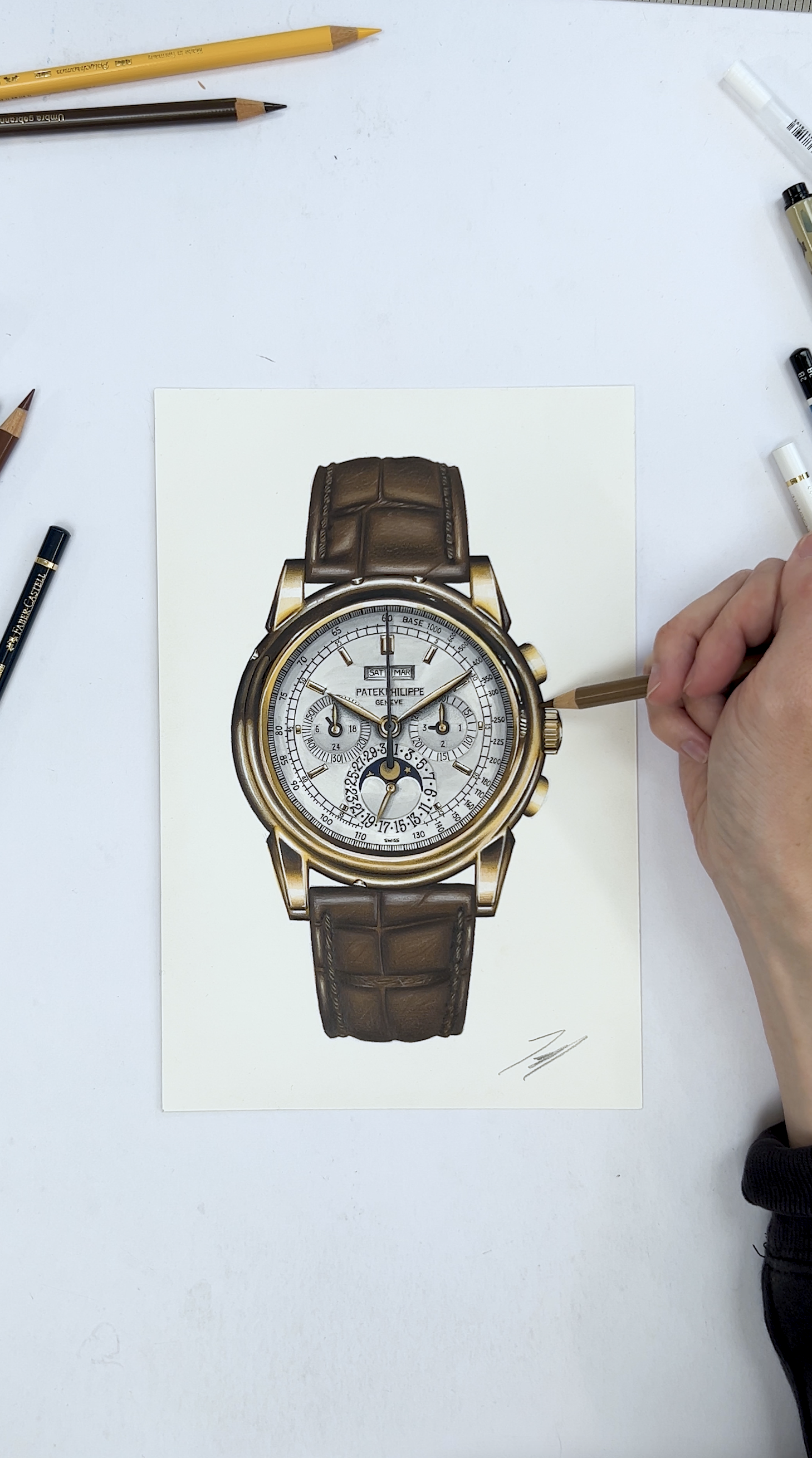 Patek Philippe 5970J Illustration Print