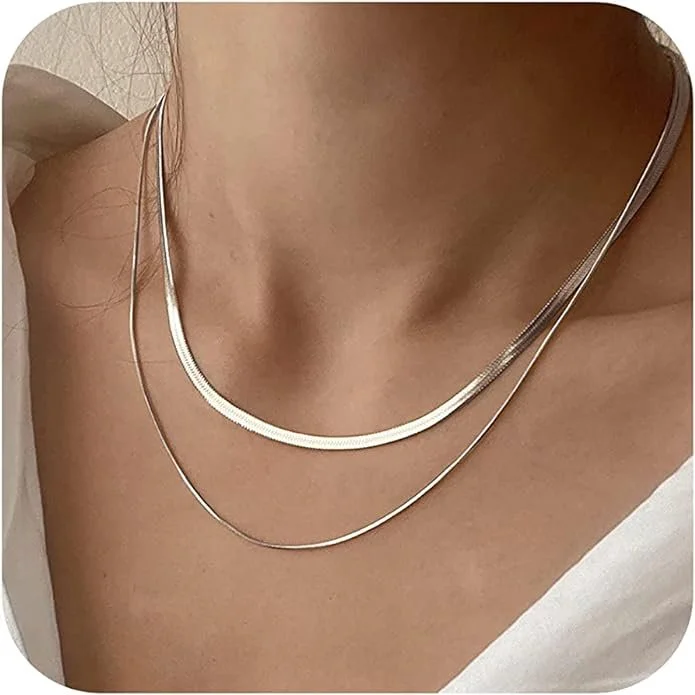 Herringbone Necklace for Women