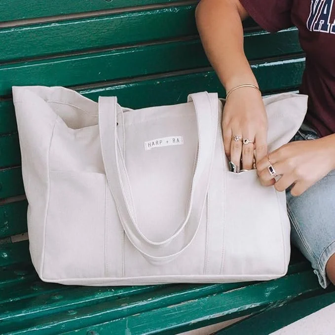 Large Canvas Tote Bag