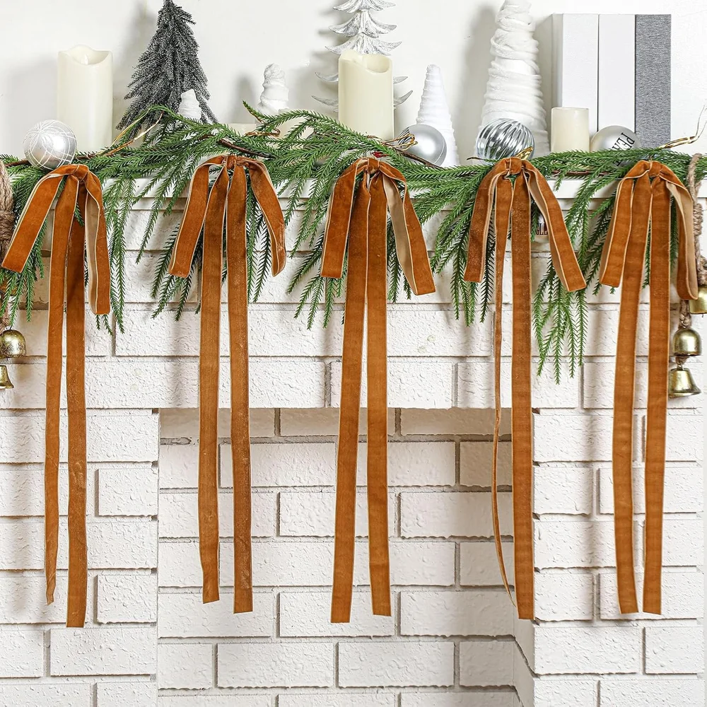 Light Brown Christmas Ribbon