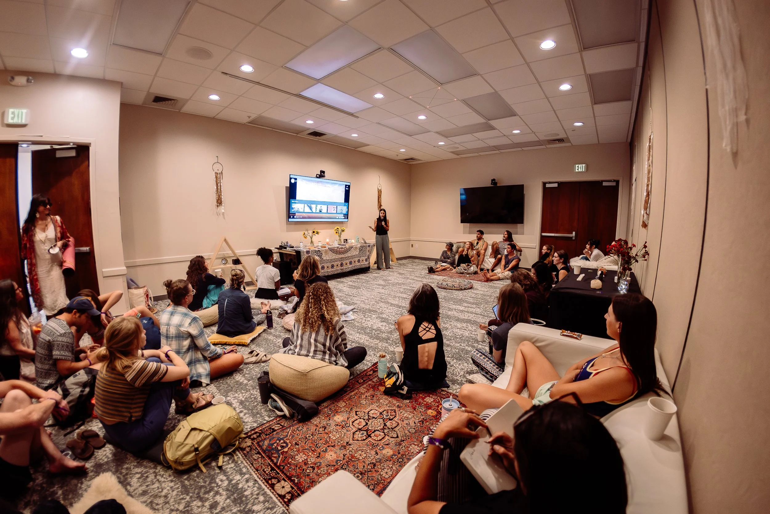 Sacred Space Lounge at Wild Lotus Yoga Festival 2024