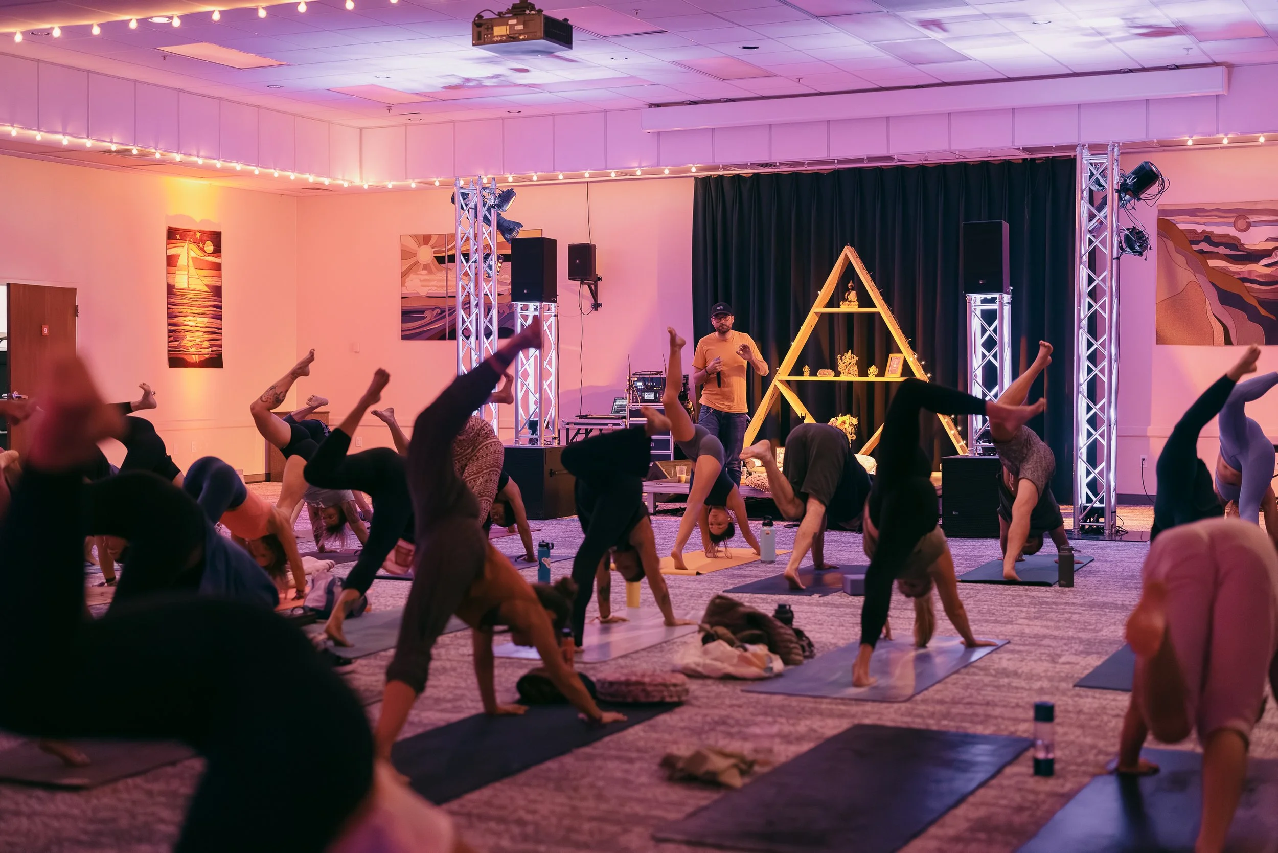 MC Yogi teaching at Wild Soul Festival