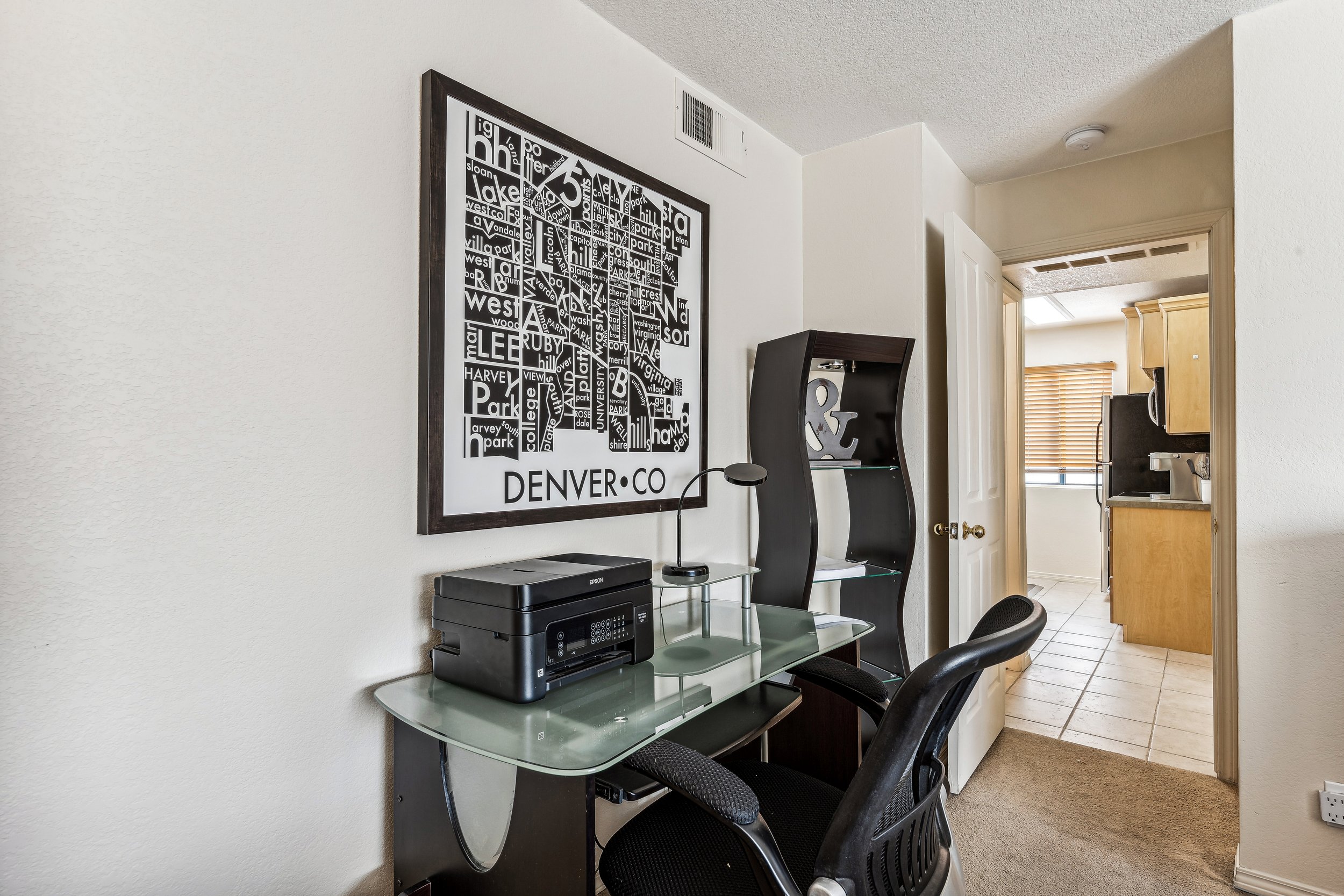 Unit 207 - A photograph of the personal work station.