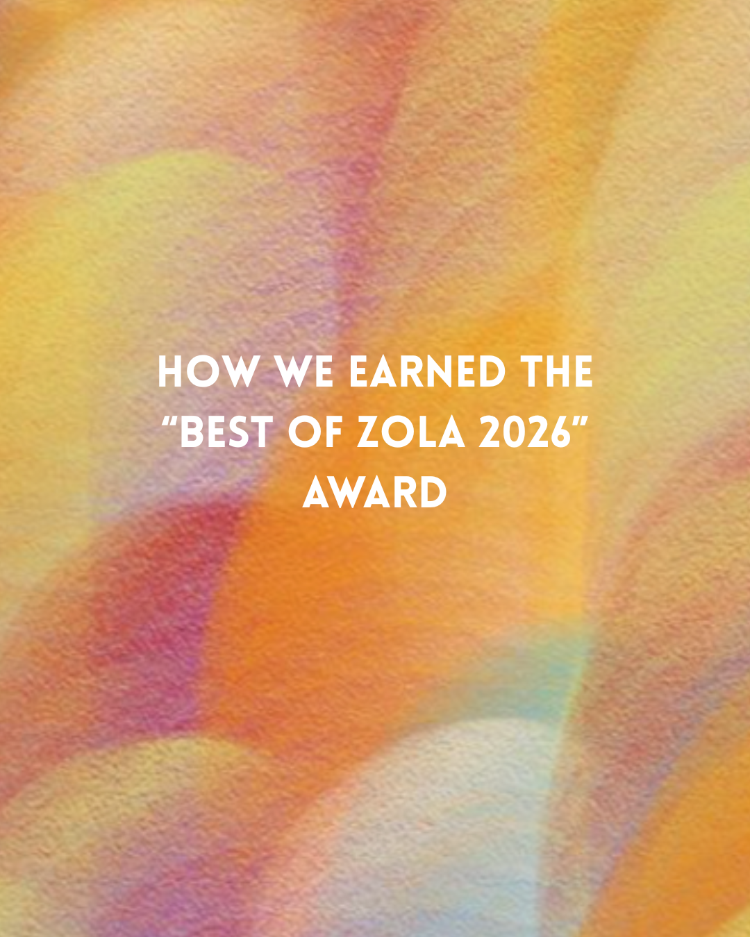 Why Somnio Studio Won Best of Zola 2026 — And What Modern Weddings Are Really Becoming