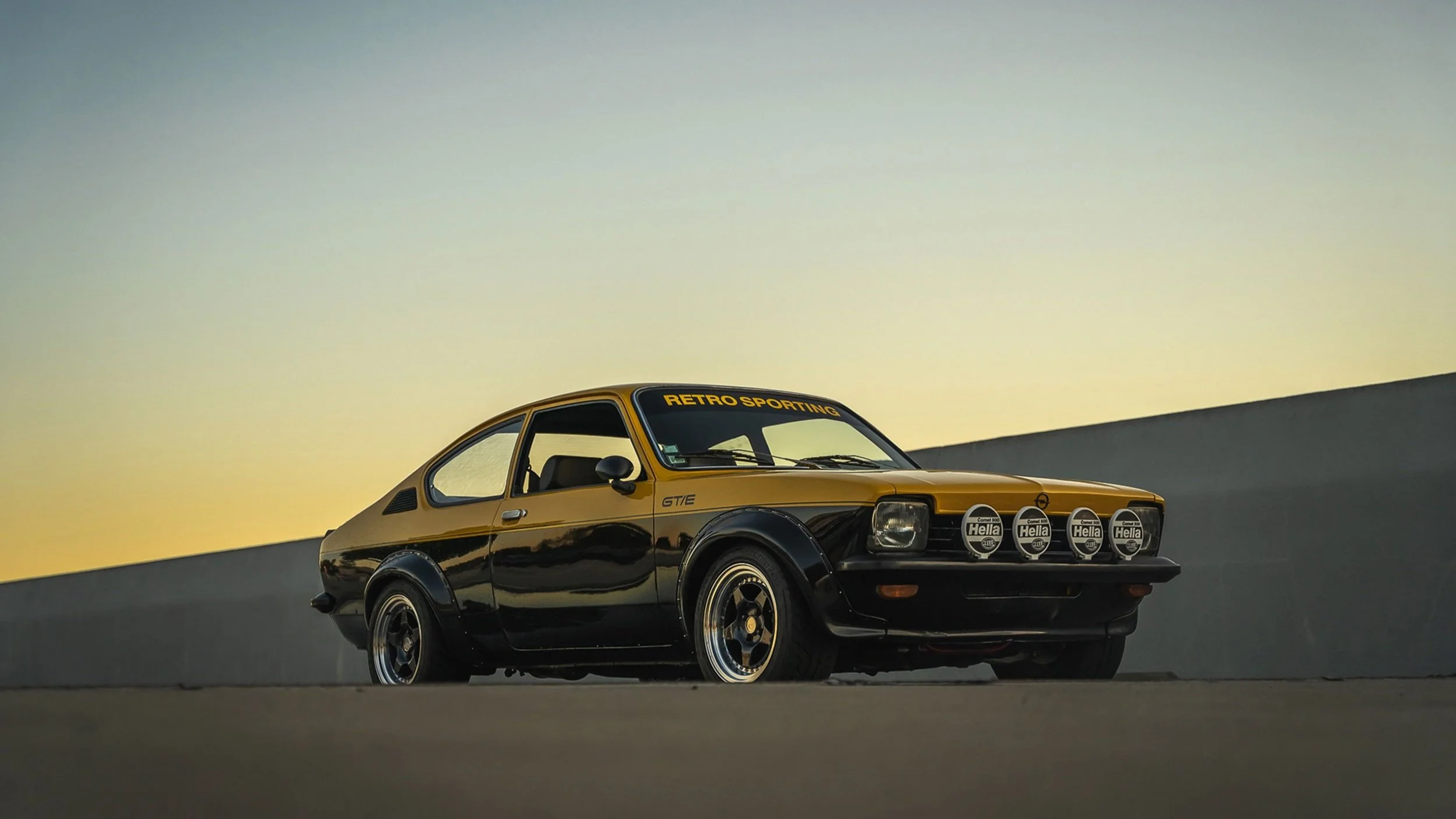 Opel Cadet GTE Vintage 1974 In Black And Yellow Fully Restored Opel Cadet GTE Vintage 1974 In Black And Yellow Fully Restored