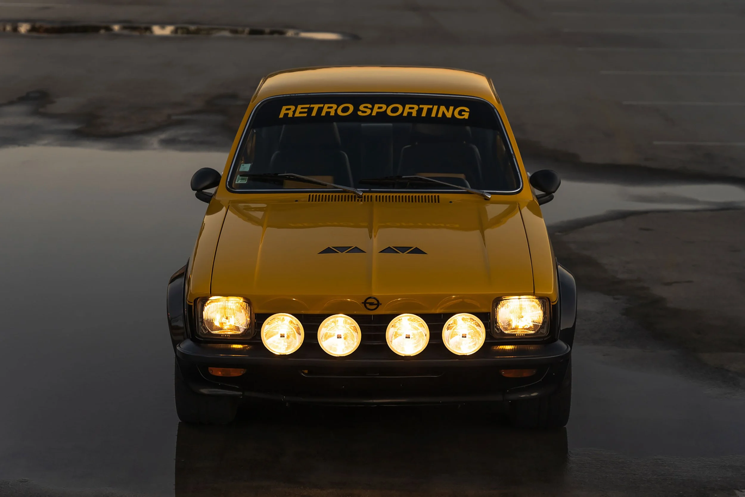 Opel Cadet GTE Vintage 1974 In Black And Yellow Fully Restored Opel Cadet GTE Vintage 1974 In Black And Yellow Fully Restored