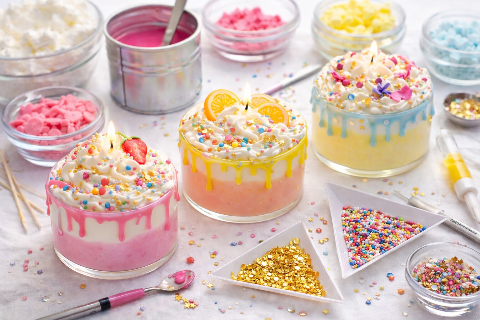 6/13 Dessert Candle Making