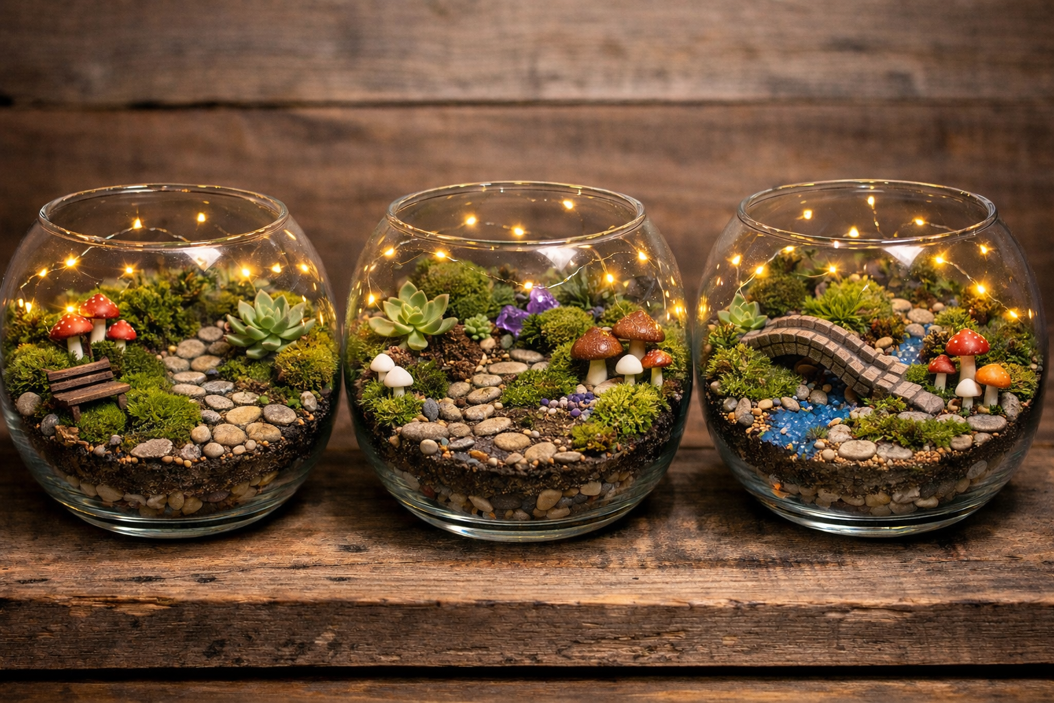 6/18 Fairy Garden Terrariums