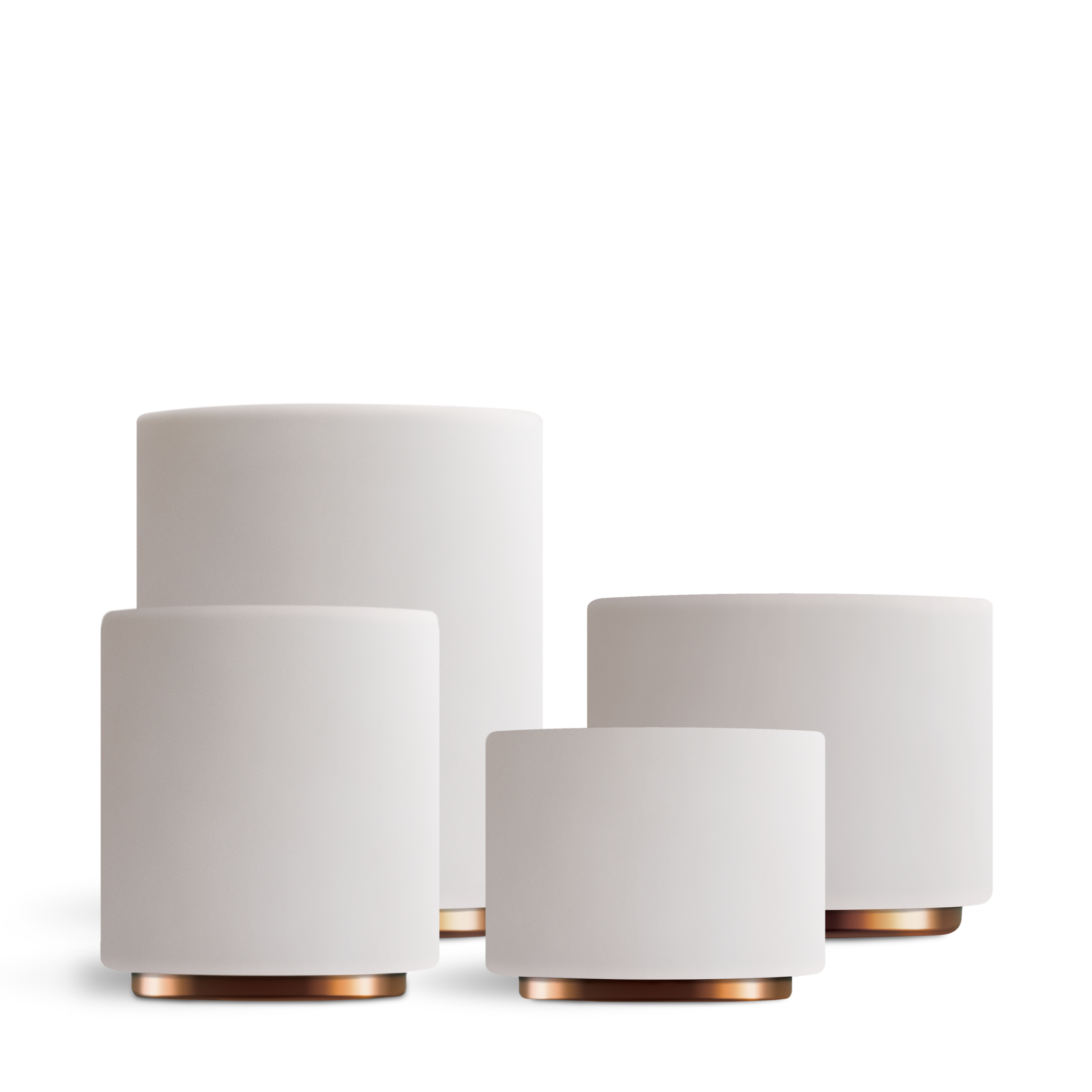 Monty Latte Cups Matte White
