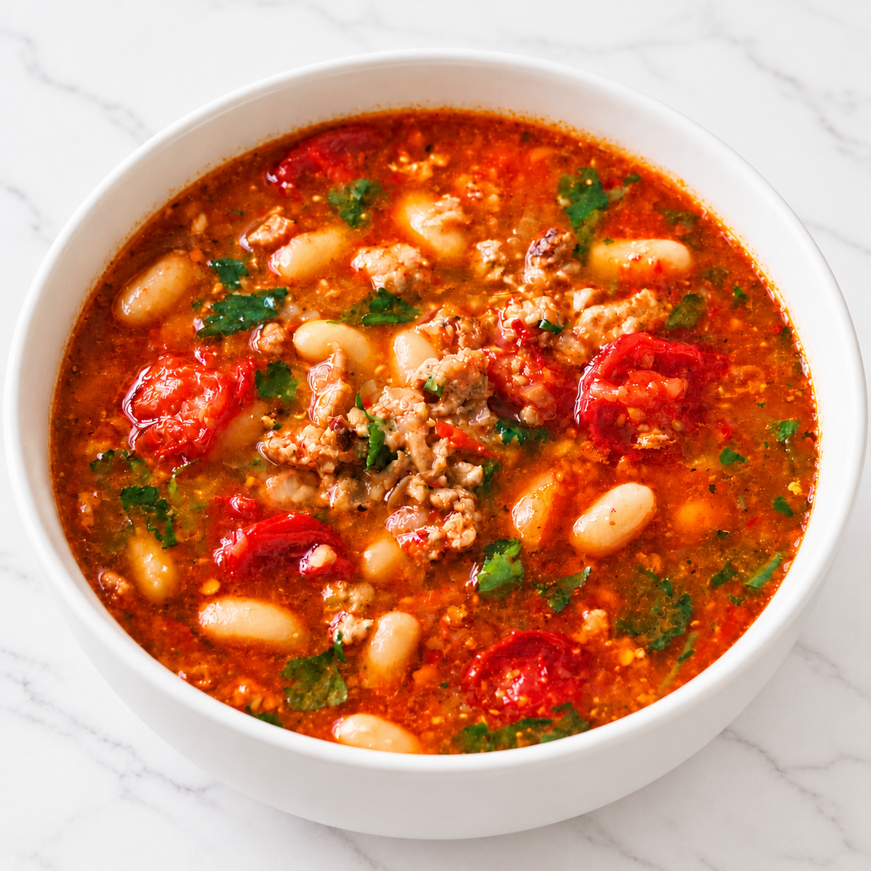 Sausage and Bean Soup GF Serves 2