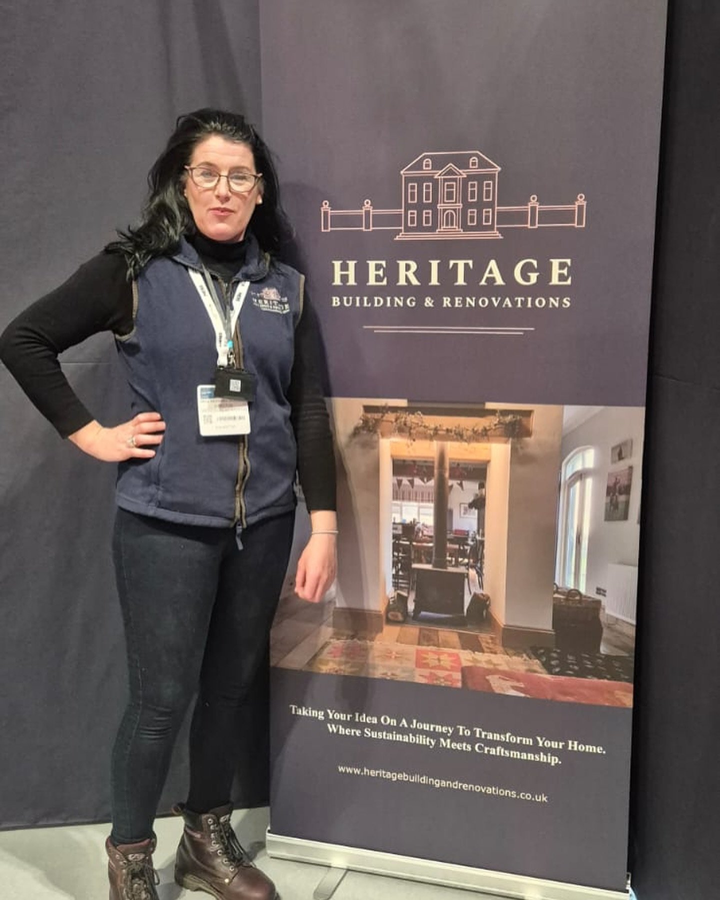 Do you exhibit at trade shows?⁠
⁠
This week I&rsquo;ve been exhibiting at UK Construction Week with Heritage Building and Renovations.⁠
⁠
Before i&rsquo;d even signed up to exhibit there, I had told myself that it was really outside of my comfort zon