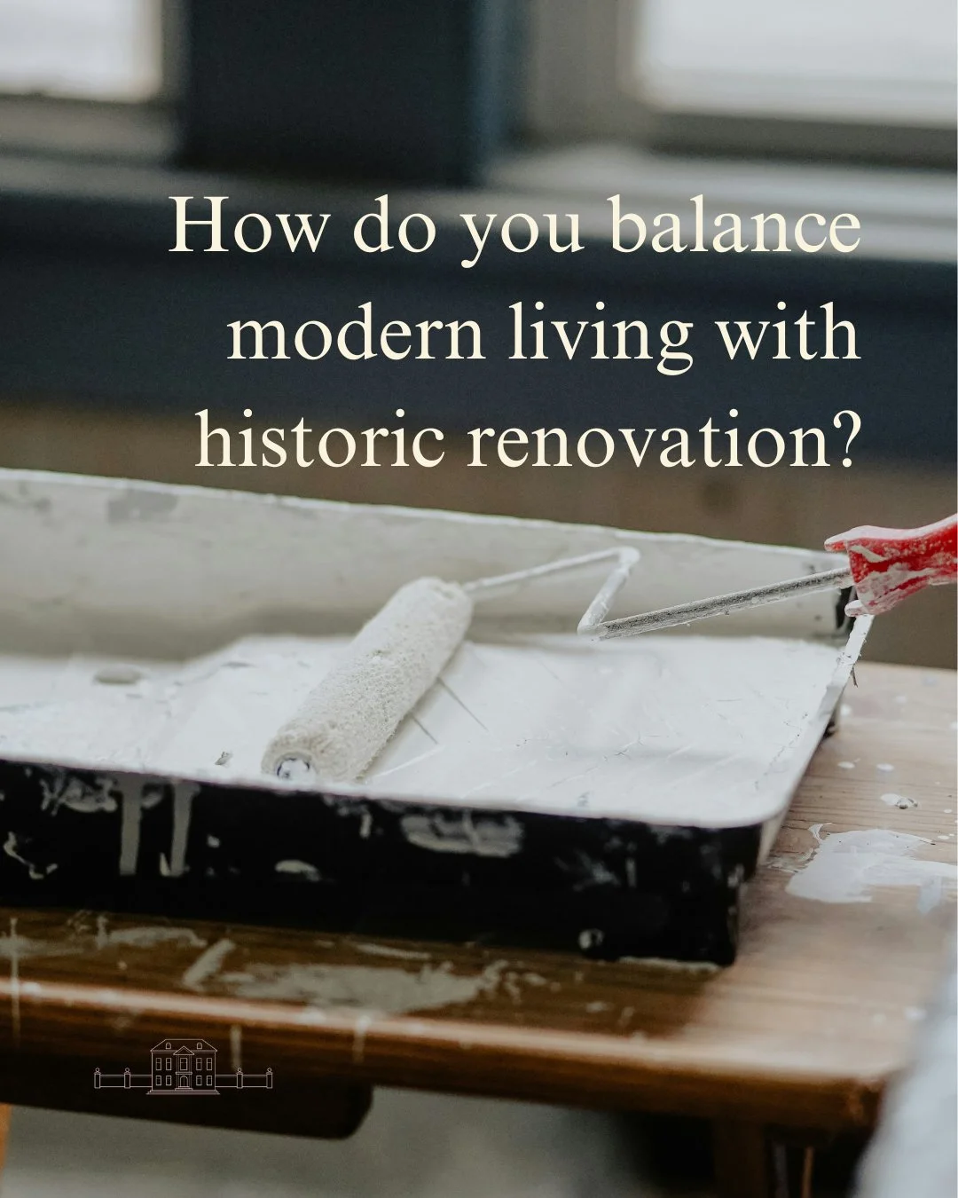 How do you balance modern living with historic renovation?⁠
⁠
For us, it's massively dependent on the property, and it's also dependent on the family's needs. ⁠
⁠
So the way in which we look at that is to do a full site visit and report, and then wha