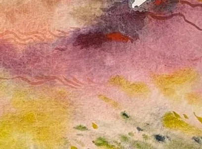 Äänitoimiston abstrakti canvas, punertava