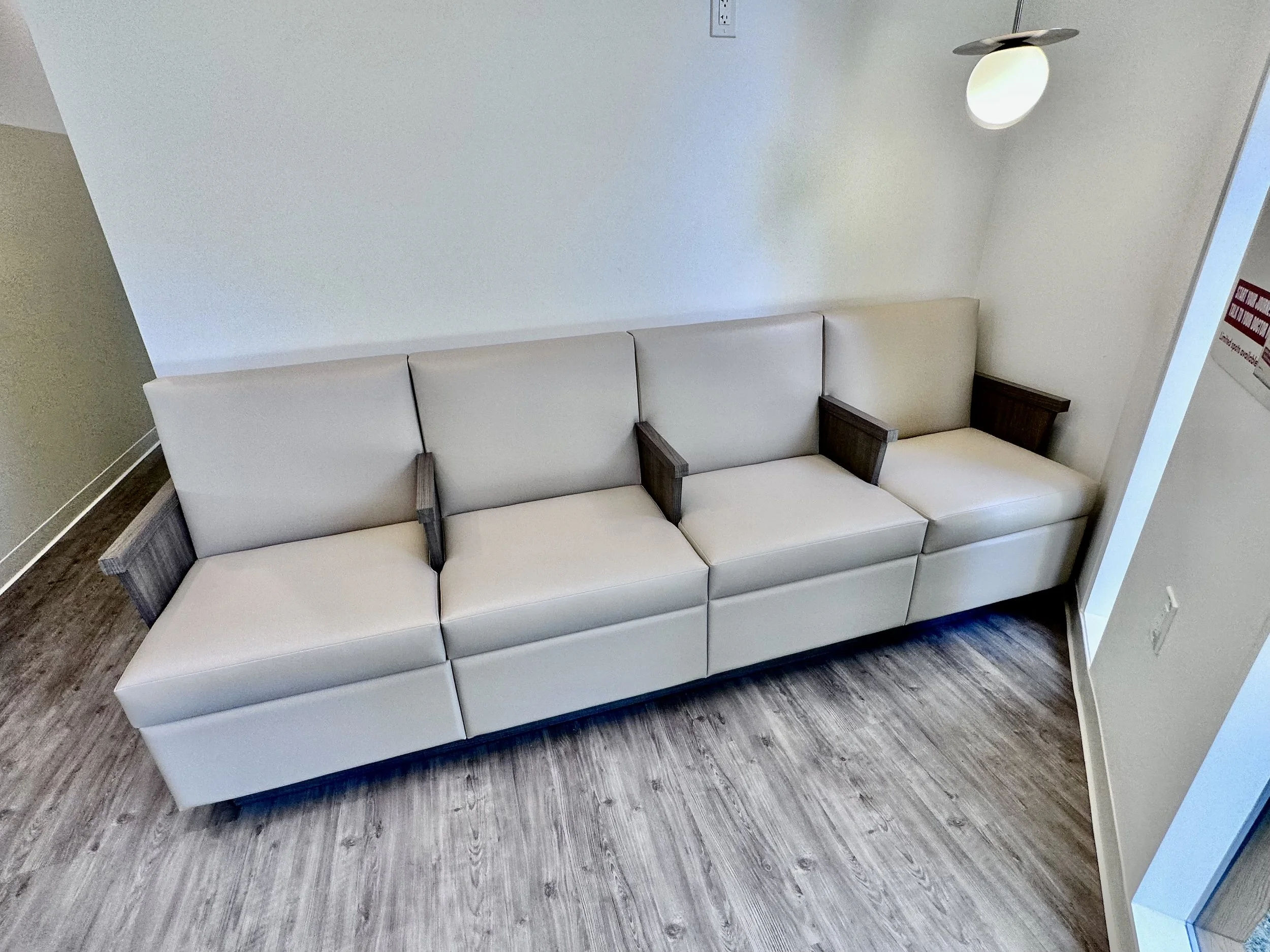 Irina V. Kolomey DO (Your Health In Focus) Custom Bench Seating Lobby/Waiting Area | Walnut Creek CA | 2026