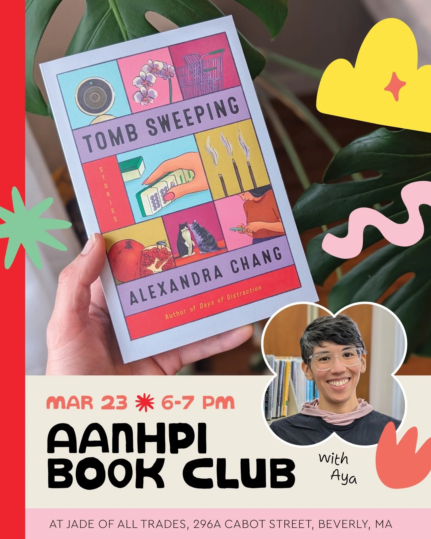 I think it&rsquo;s safe to say that we are all sooo looking forward to spring 🌸 Join us on Monday, March 23 from 6-7 pm for Lucky Knot Arts&rsquo; inaugural book club, facilitated by Aya, at Jade of All Trades in Beverly! 📖✨

We&rsquo;ll kick off w