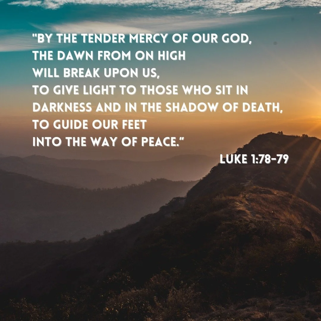 Happy Sunday! Where are you noticing God's love and mercy dawning in your life and the world around you?