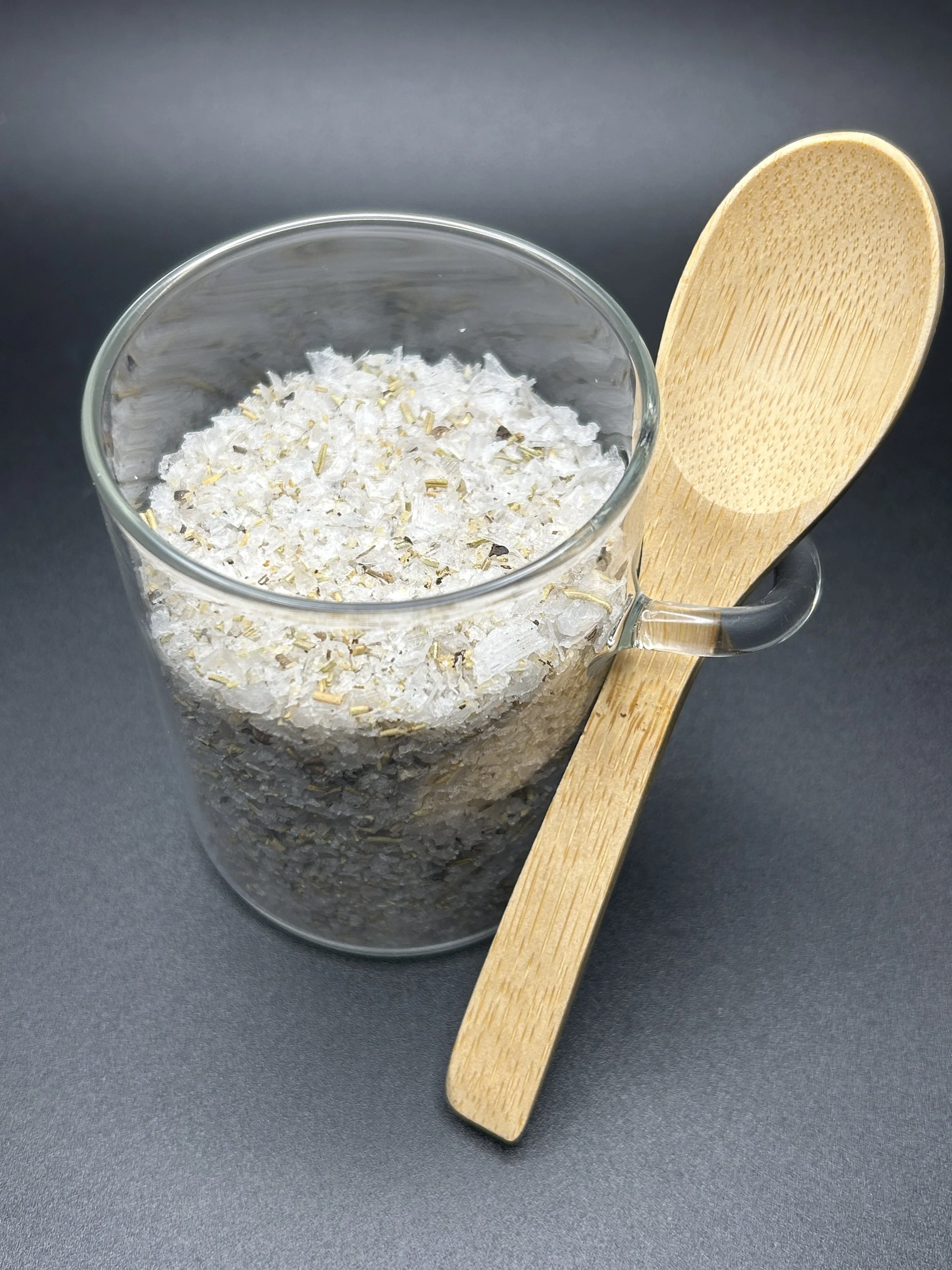 Rosemary, Garlic & Black Pepper Finishing Salt 3.5 oz