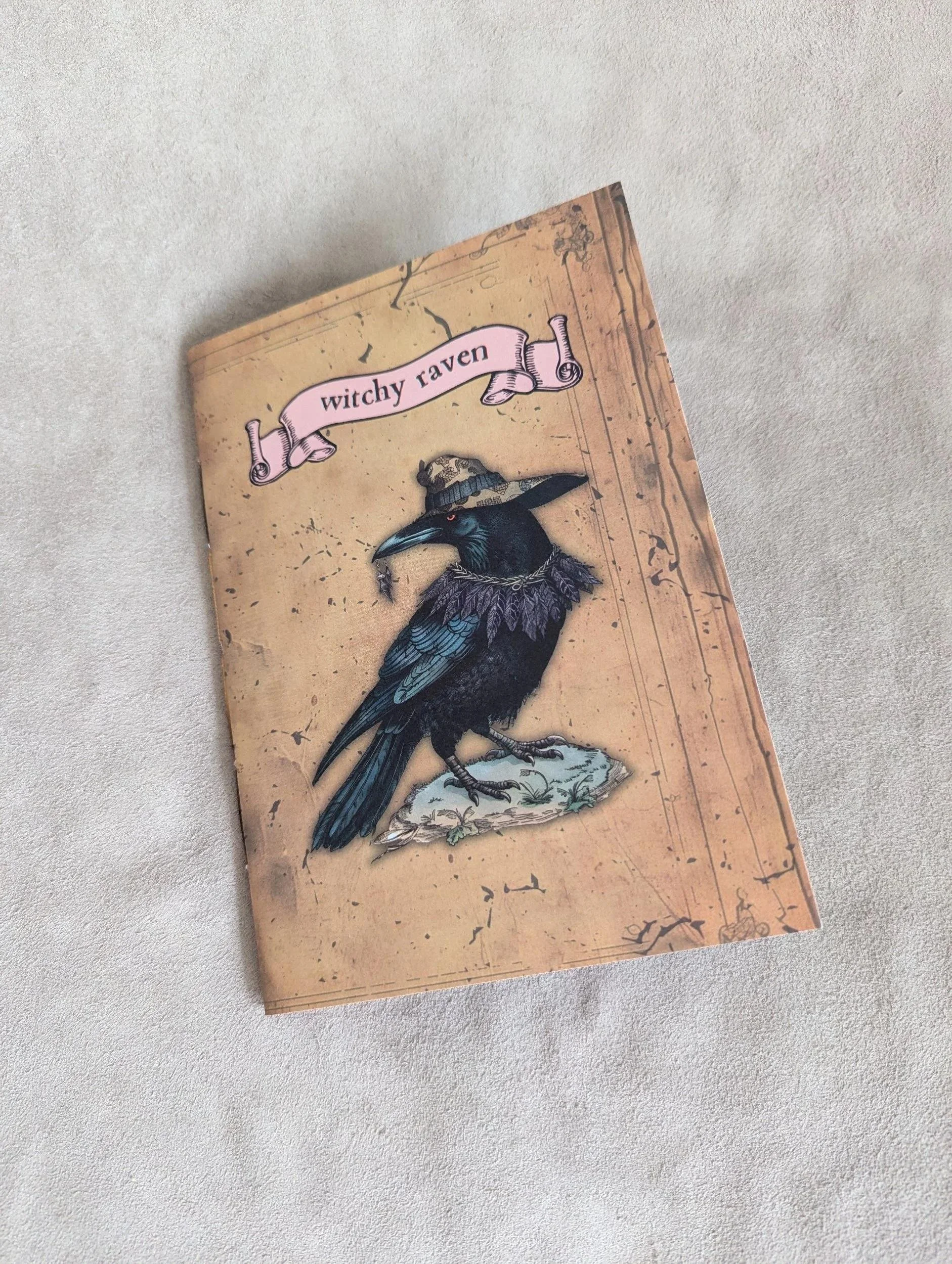 Witchy Raven Printed A5 Journal