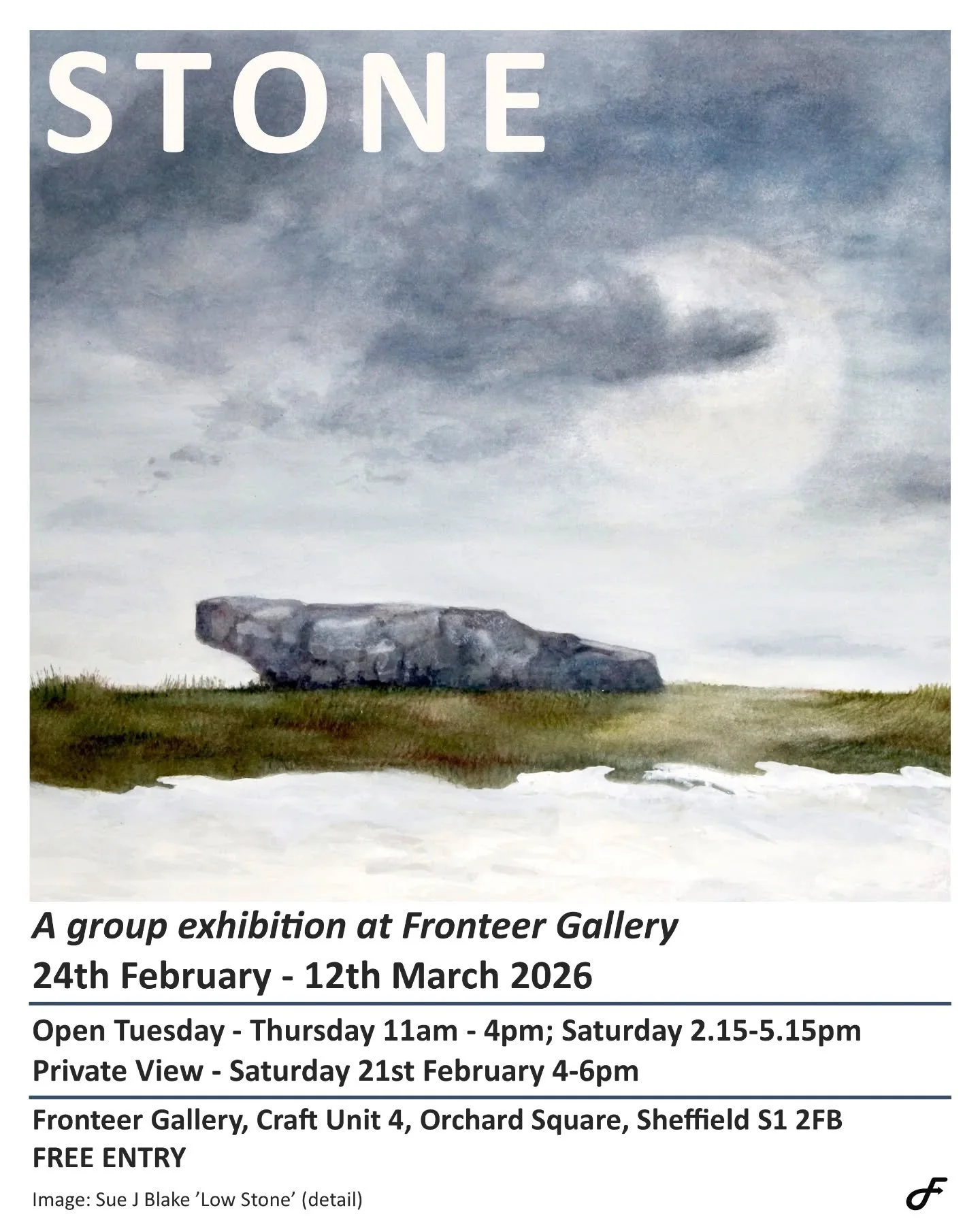 Today I had the pleasure of visiting Sheffield in order to drop off one of my latest works which is showing in the @fronteergallery exhibition 'Stone' toward the end of this month. 

My piece is entitled Ammonite Cluster and is a multi block print on