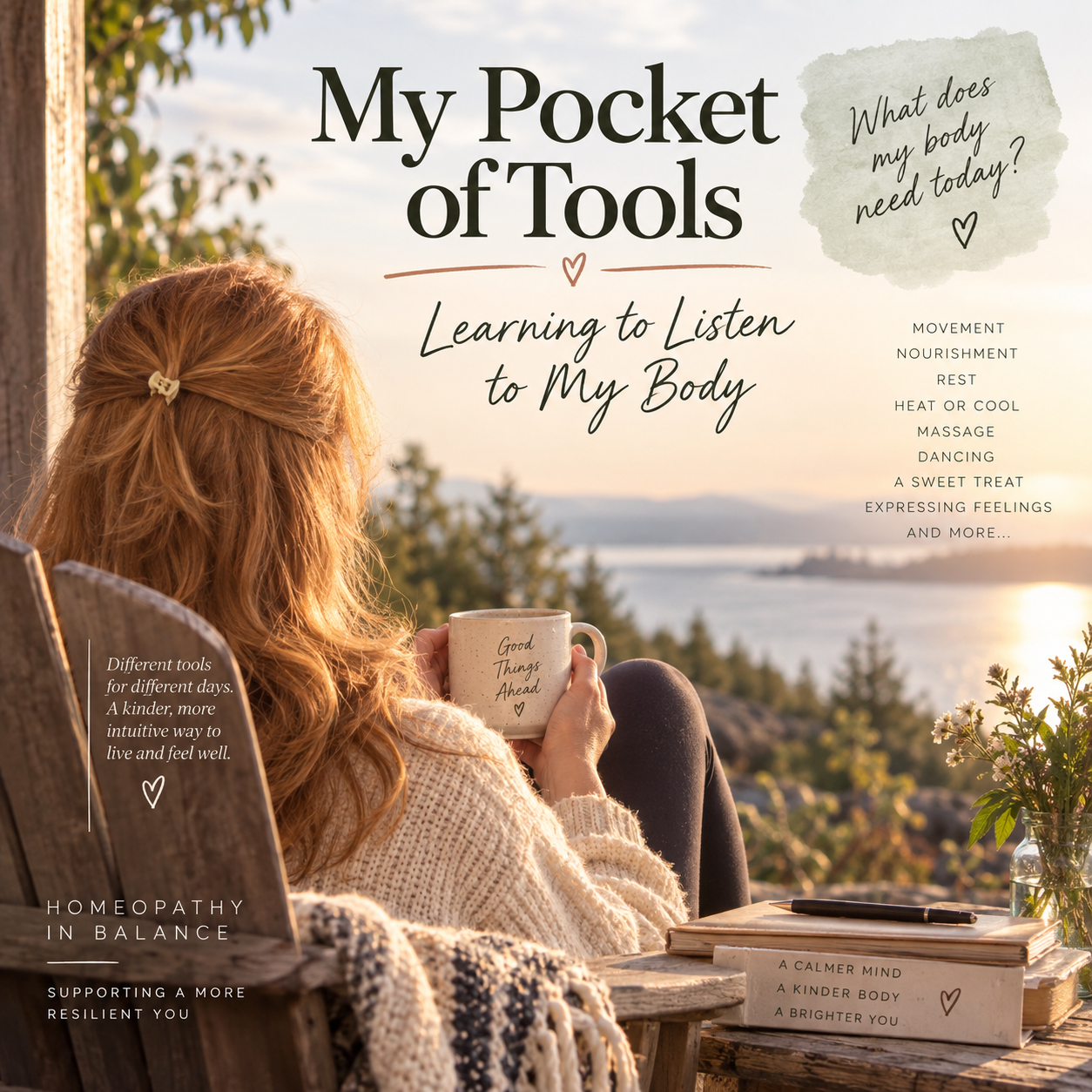 My Pocket of Tools: Learning to Listen to My Body